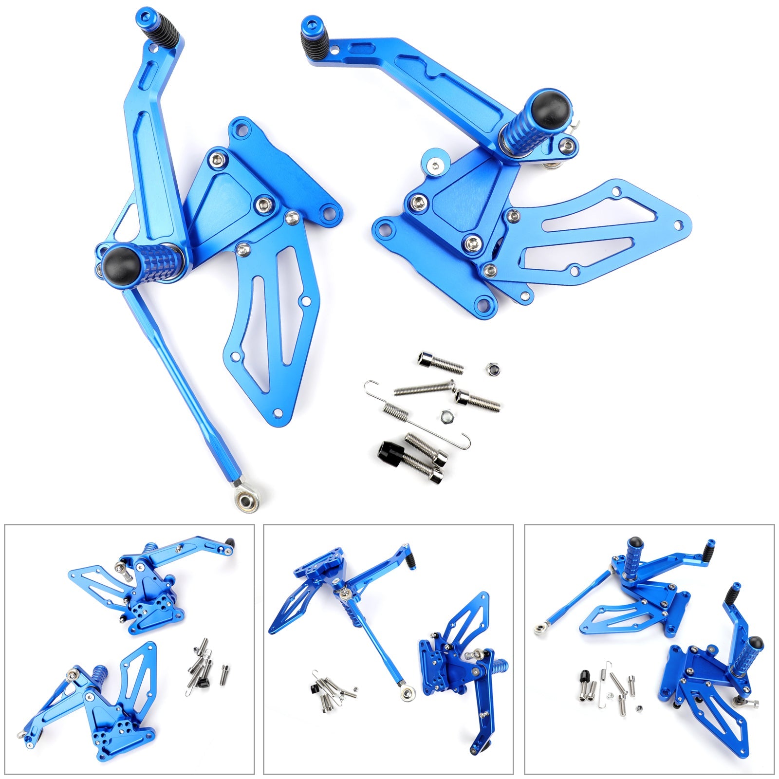 CNC Alu Rearsets Footpegs Fit for BMW G 310 R 2016 - 2019 (G310R K03) Generic