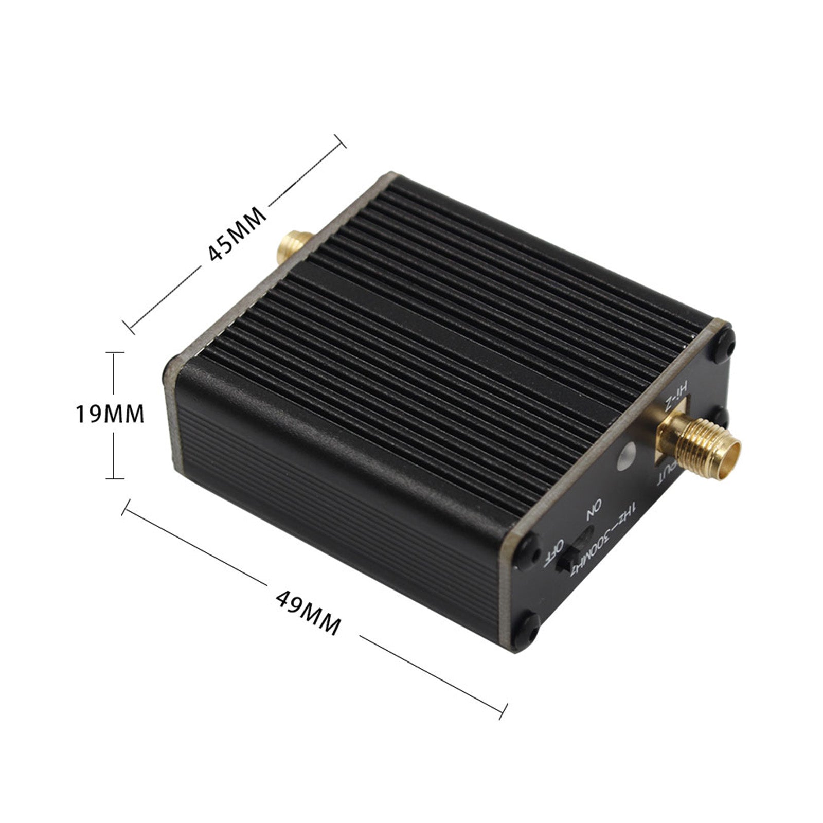 Amplificateur haute impédance pour talkie-walkie SDR Donut AM MW/SW, antenne HackRF One