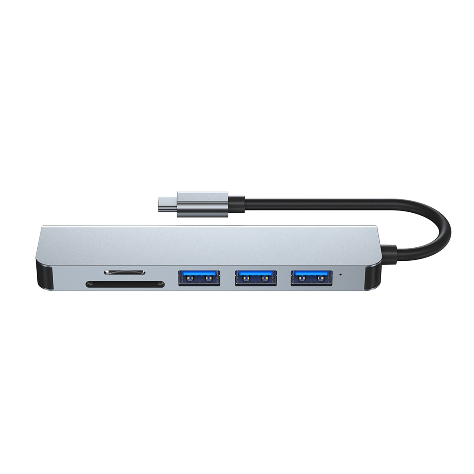 6 in 1 USB-C Type C HD Output 4K USB 3.0 HD Adapter HUB Multi-function Dock