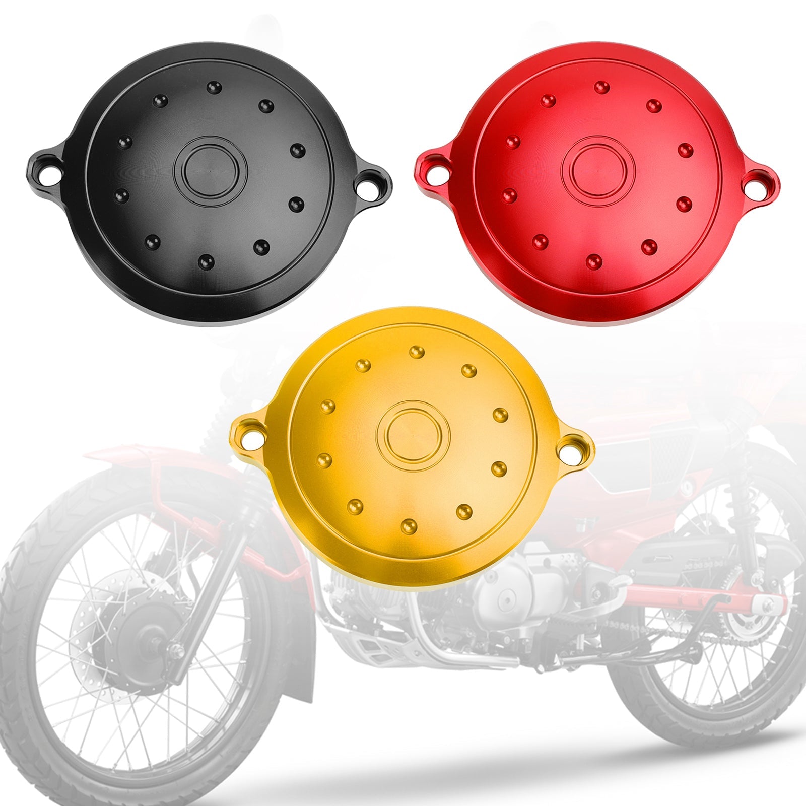 Cilinderkop Zijkap Voor Honda CT/Ct125 Cub 110 Trail Grom Msx Monkey Cub Rood