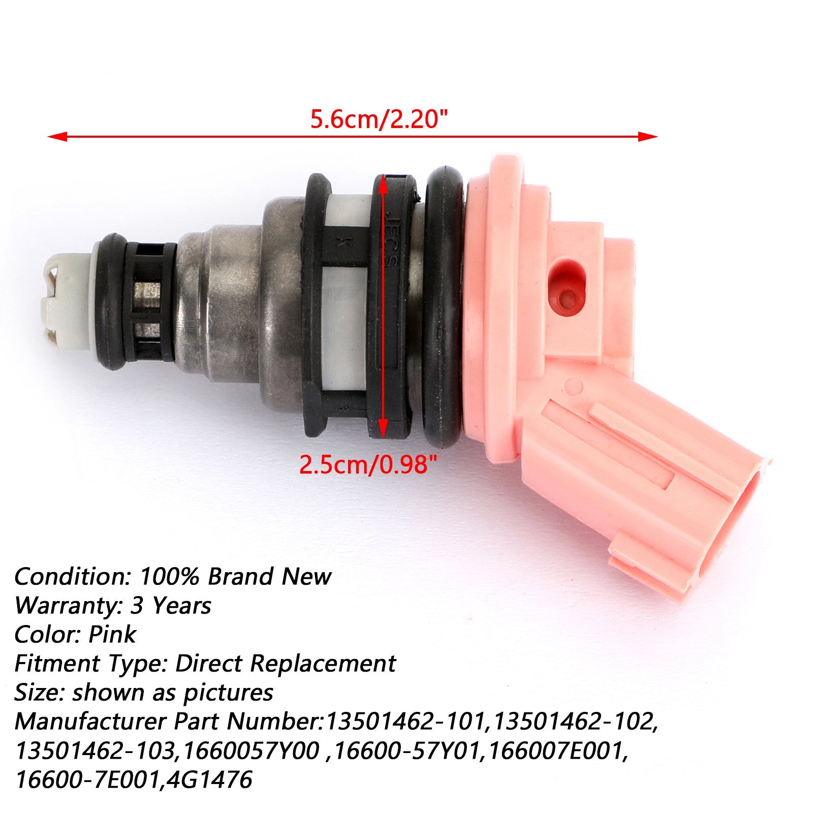 1 stks Brandstof Injectoren Fit Nissan Maxima Sentra 1991-1999 200SX NX 16600-57y01