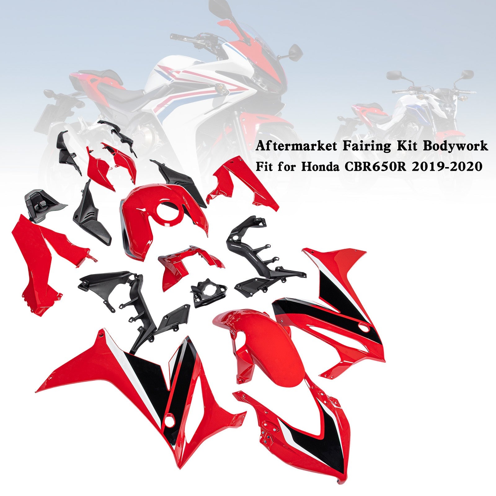 2019-2020 Honda CBR650R ABS kunststof spuitgietkuip