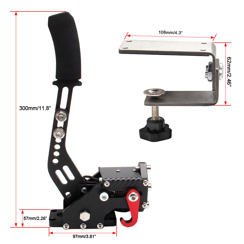 14-Bit USB3.0 SIM Handbrake for Racing Simulators Steering Wheel Bracket G27/G29 G920 PC