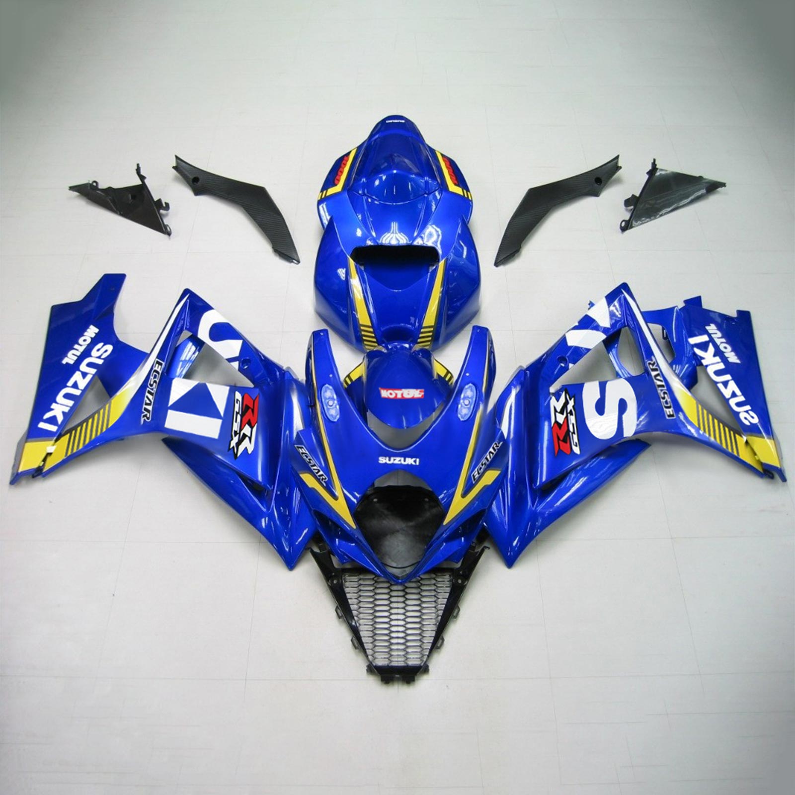 2007-2008 Suzuki GSXR1000 K7 Amotopart Injection Fairing Kit Bodywork Plastic ABS #125