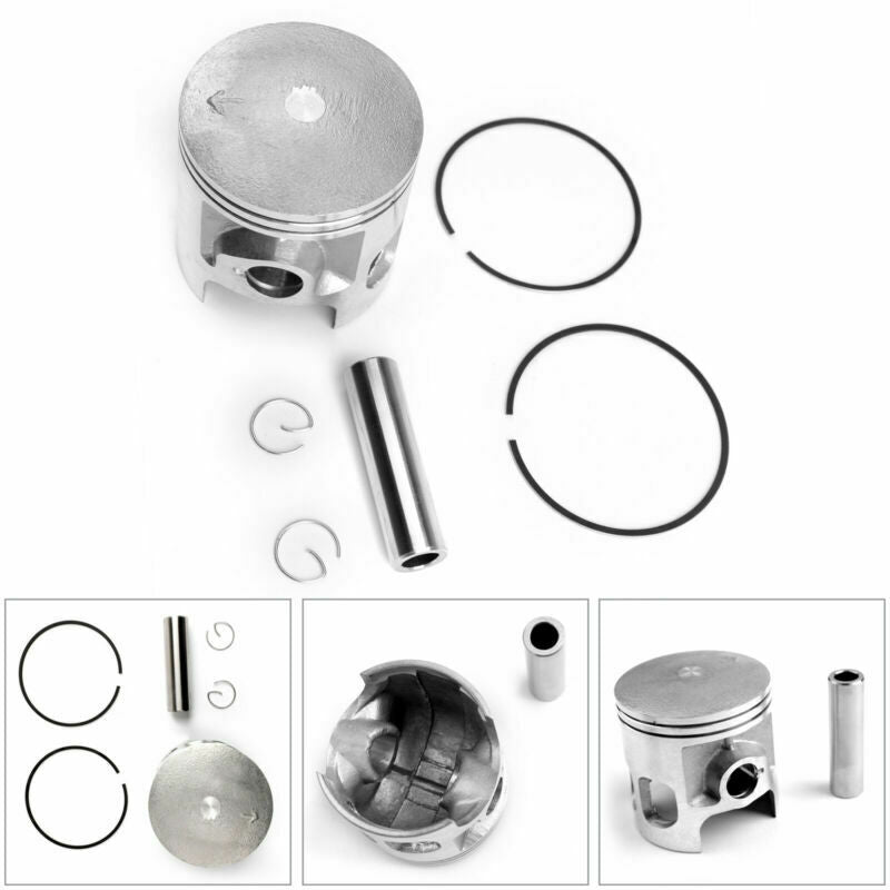 Piston Kit +0.50 For Yamaha 175DT 175MX YT175 1974-1982 Bore Size 66.50mm