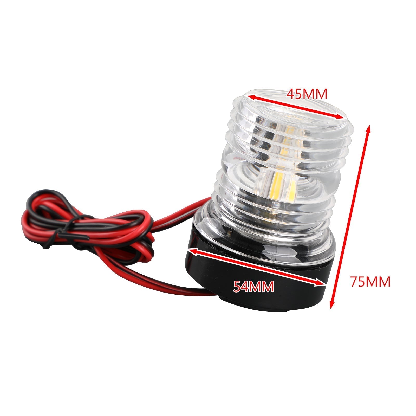 12V LED-navigatiesignaallicht Ankerschip Ronde lamp voor marinebootjacht