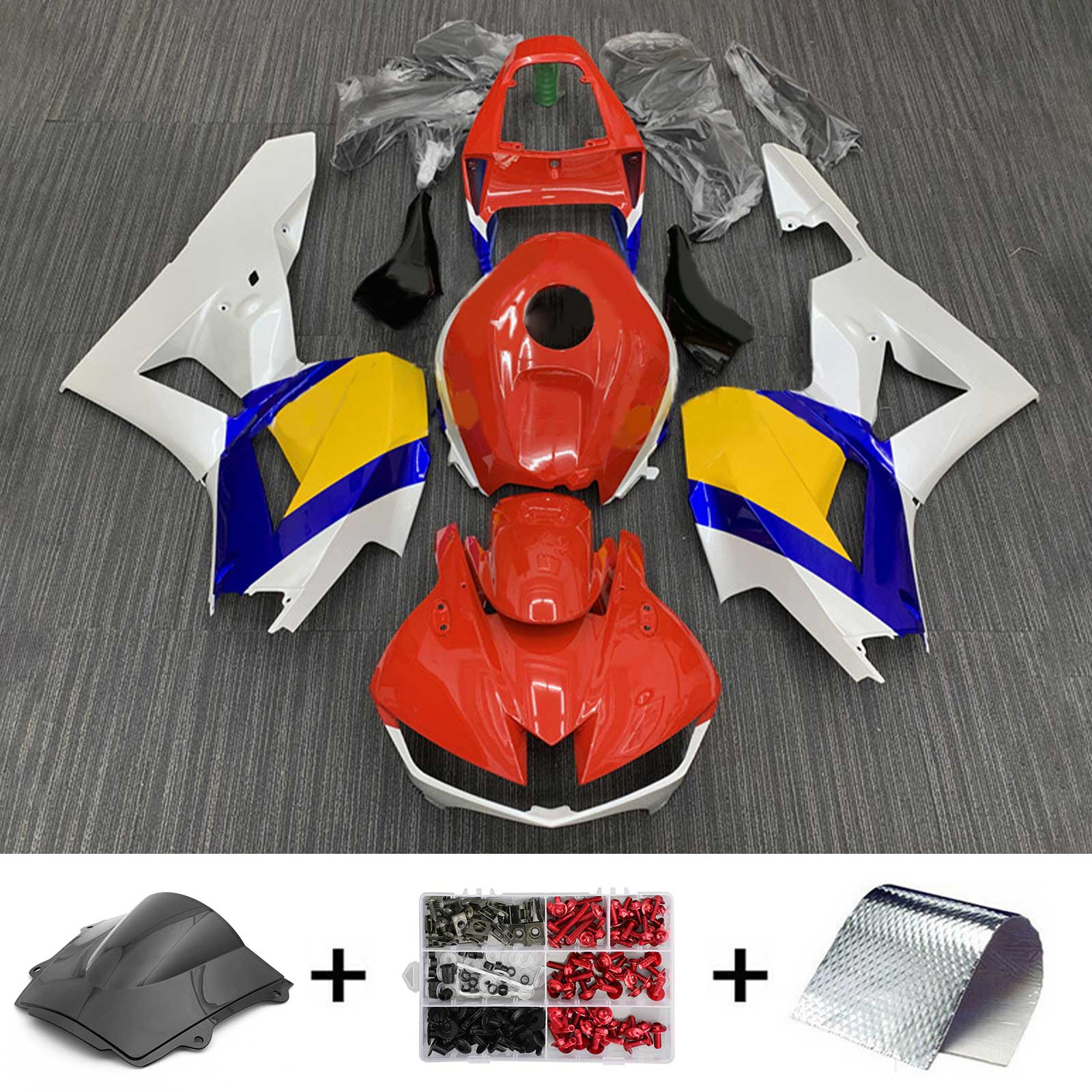 Kit de carénage d'injection Honda CBR600RR F5 2013-2020, carrosserie en plastique ABS #157