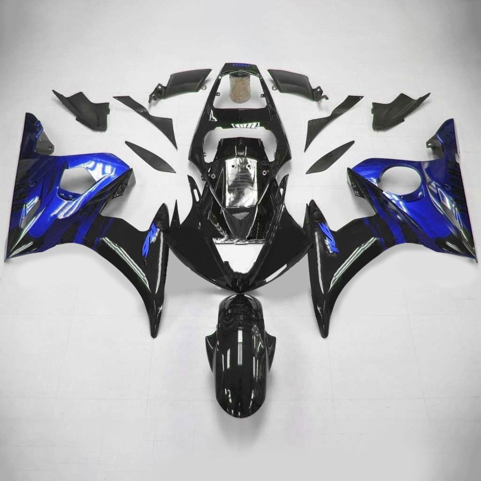 2003-2004 Yamaha YZF 600 R6 2006-2009 R6S Amotopart Injection Fairing Kit Bodywork Plastic ABS #121