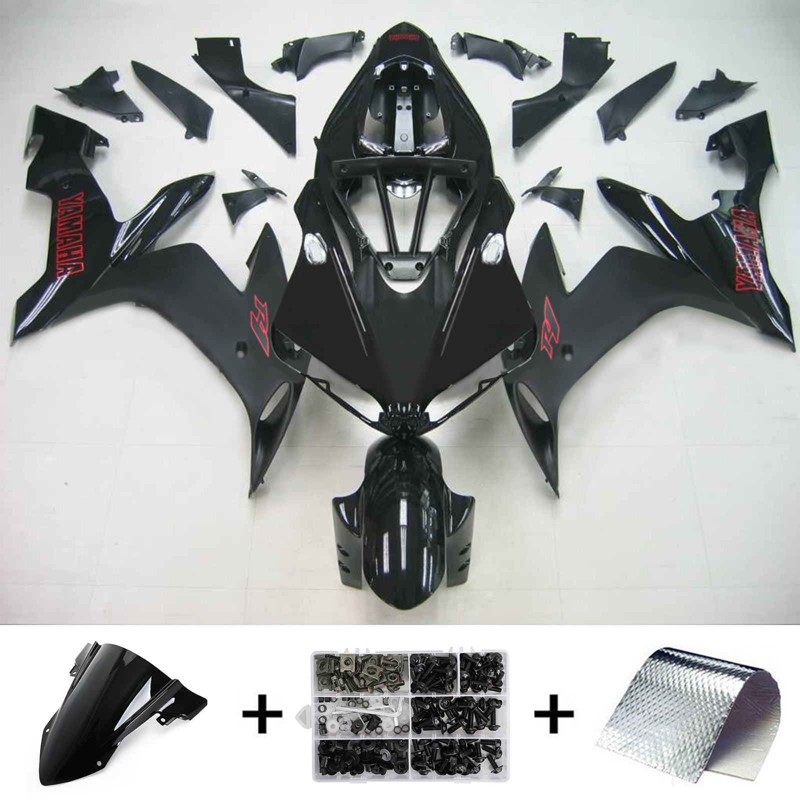 2004-2006 Yamaha YZF 1000 R1 Amotopart Injection Fairing Kit Bodywork Plastic ABS #121