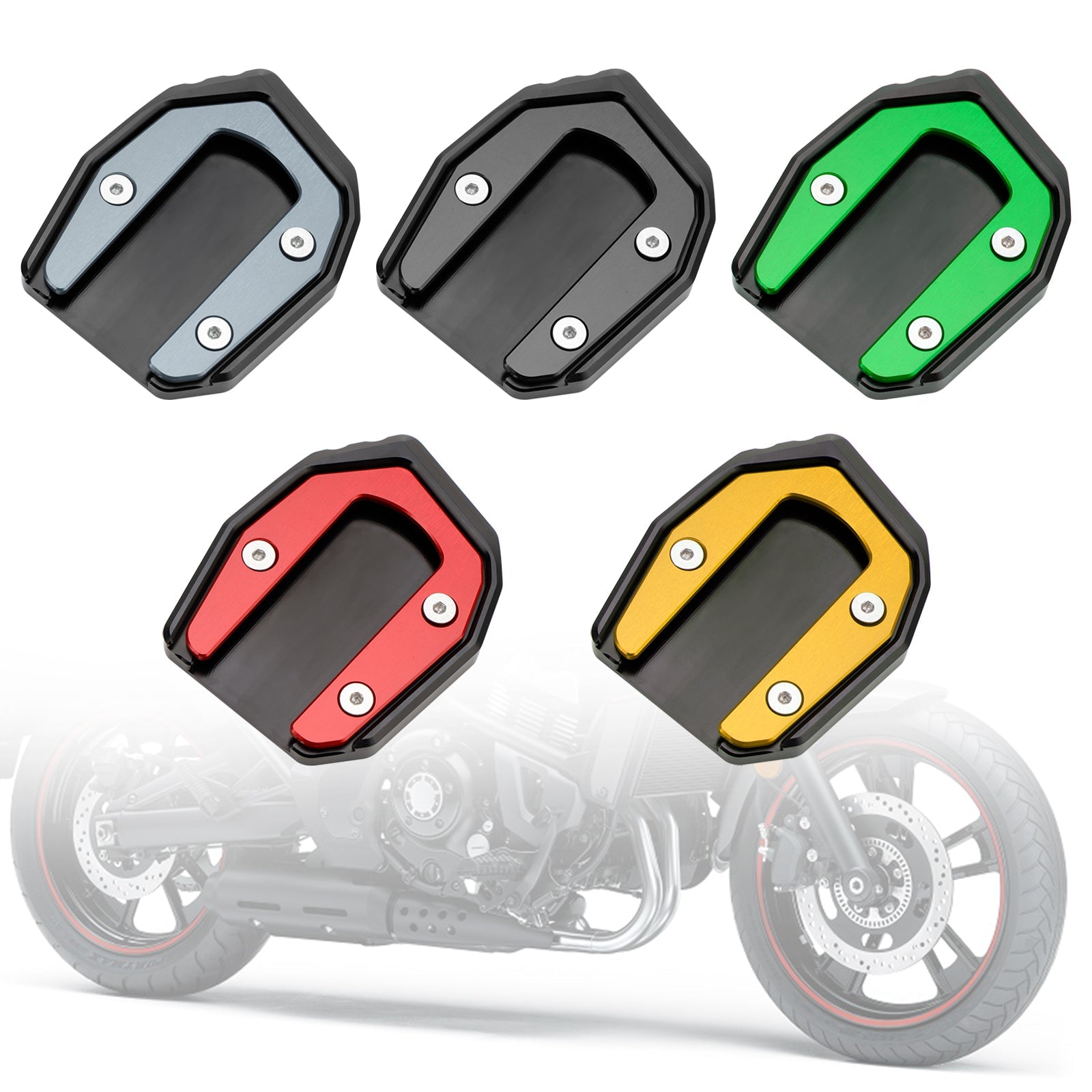 Kawasaki Vulcan S 650 VN650 2015-2021 Béquille Agrandir Plaque Pad