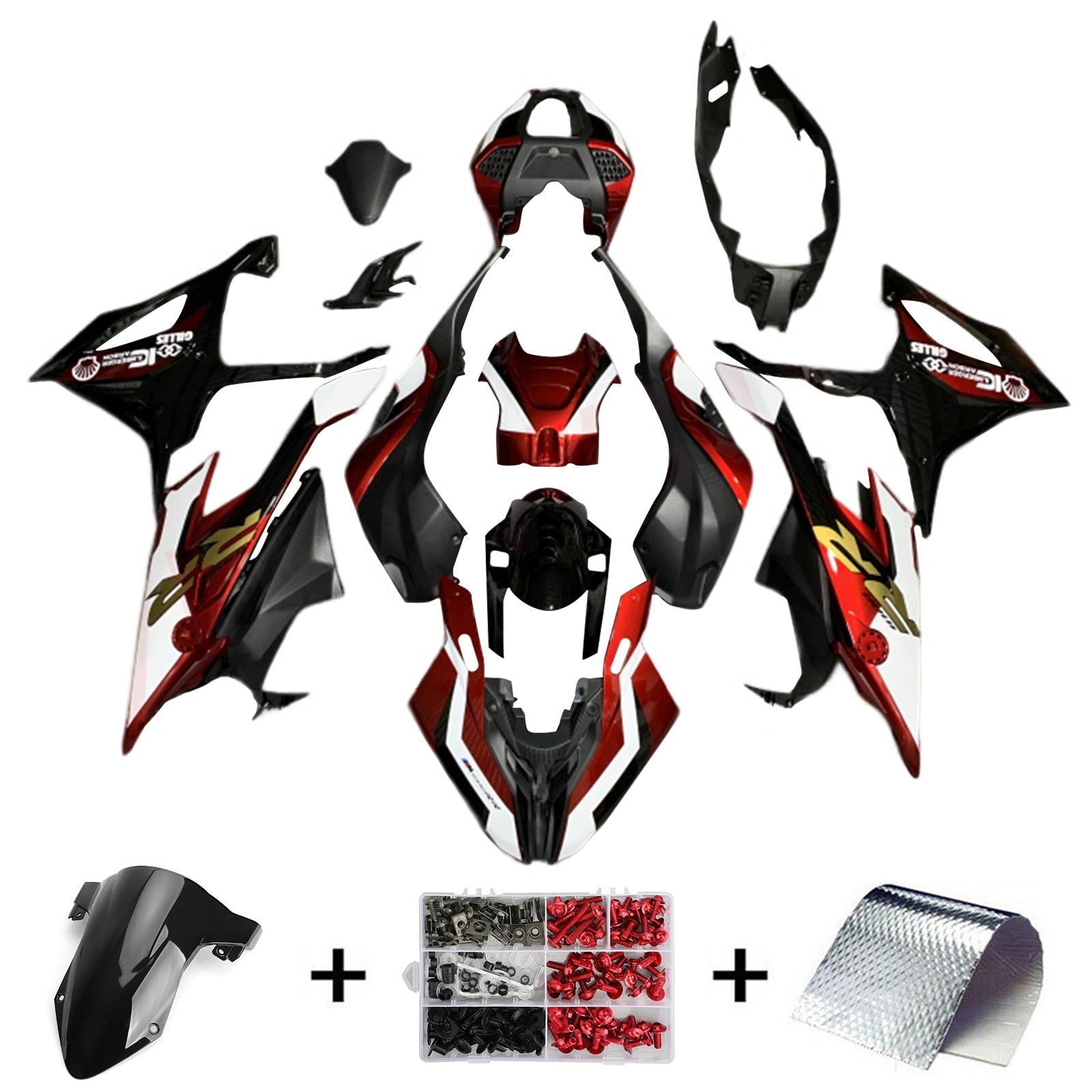 2019-2022 BMW M1000RR S1000RR Fairing Kit Bodywork Plastic ABS