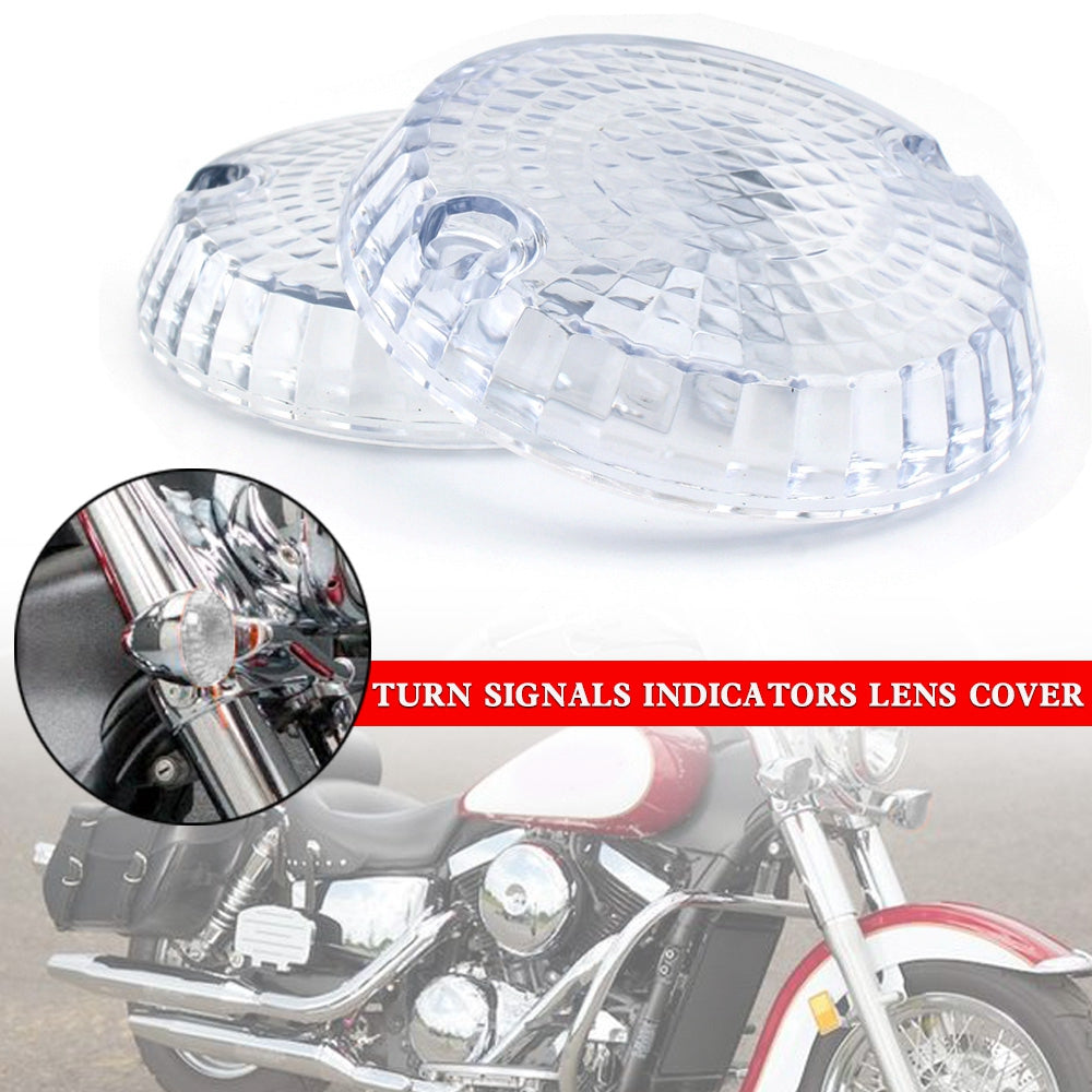 Yamaha Kawasaki Vulcan 1500 VN Turn Signals Indicators Lens Cover