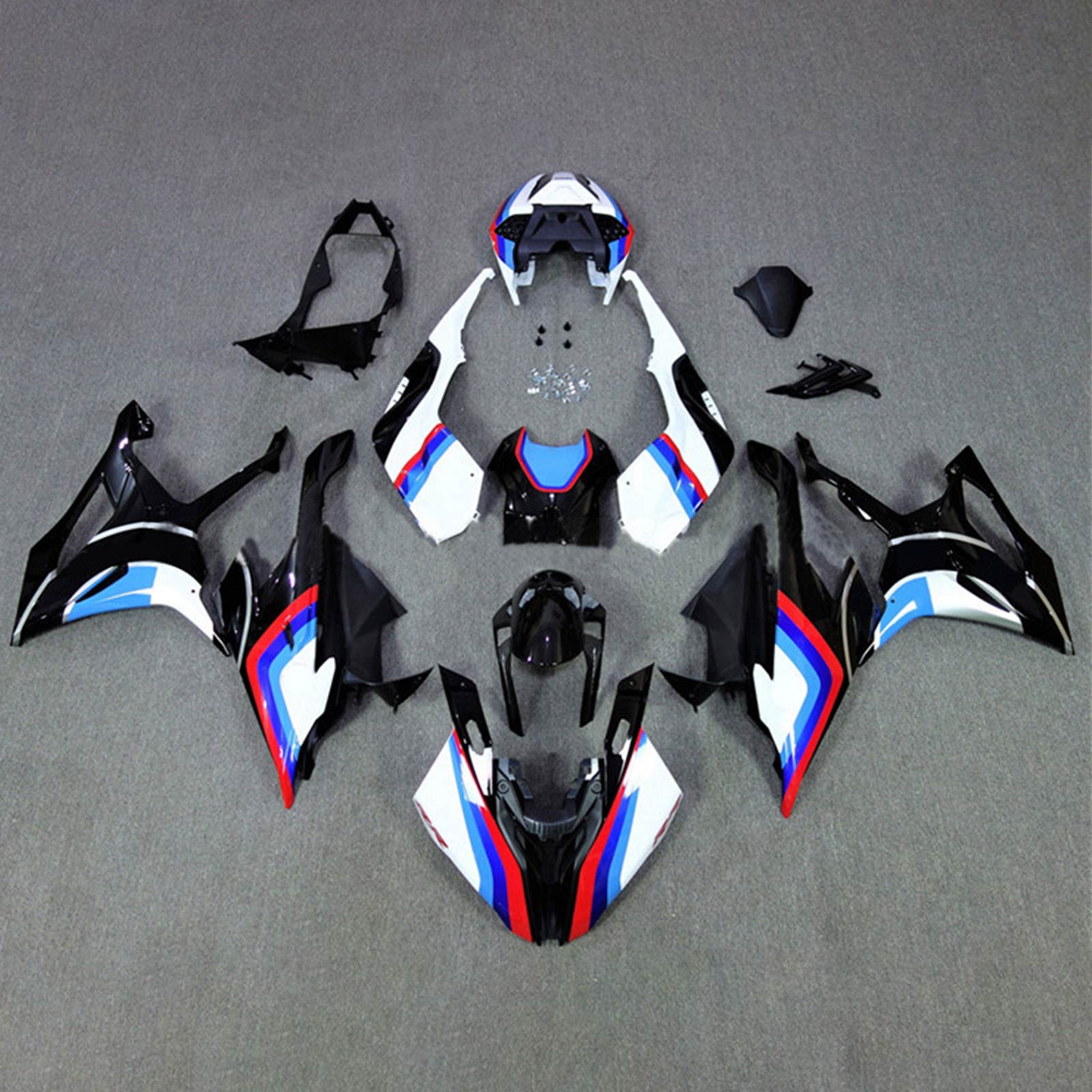 2019-2022 BMW S1000RR Amotopart Injection Fairing Kit Bodywork Plastic ABS #106