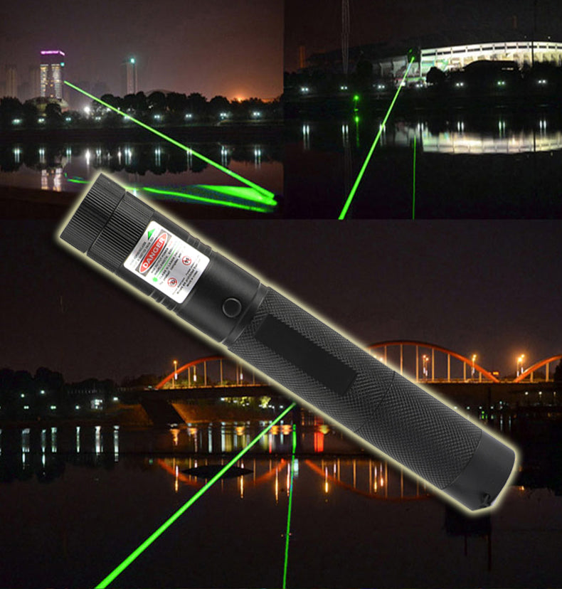 18650 Rechargeable Battery 500Mile 532nm 303 Green Laser Pointer Visible Beam Light Lazer Pen