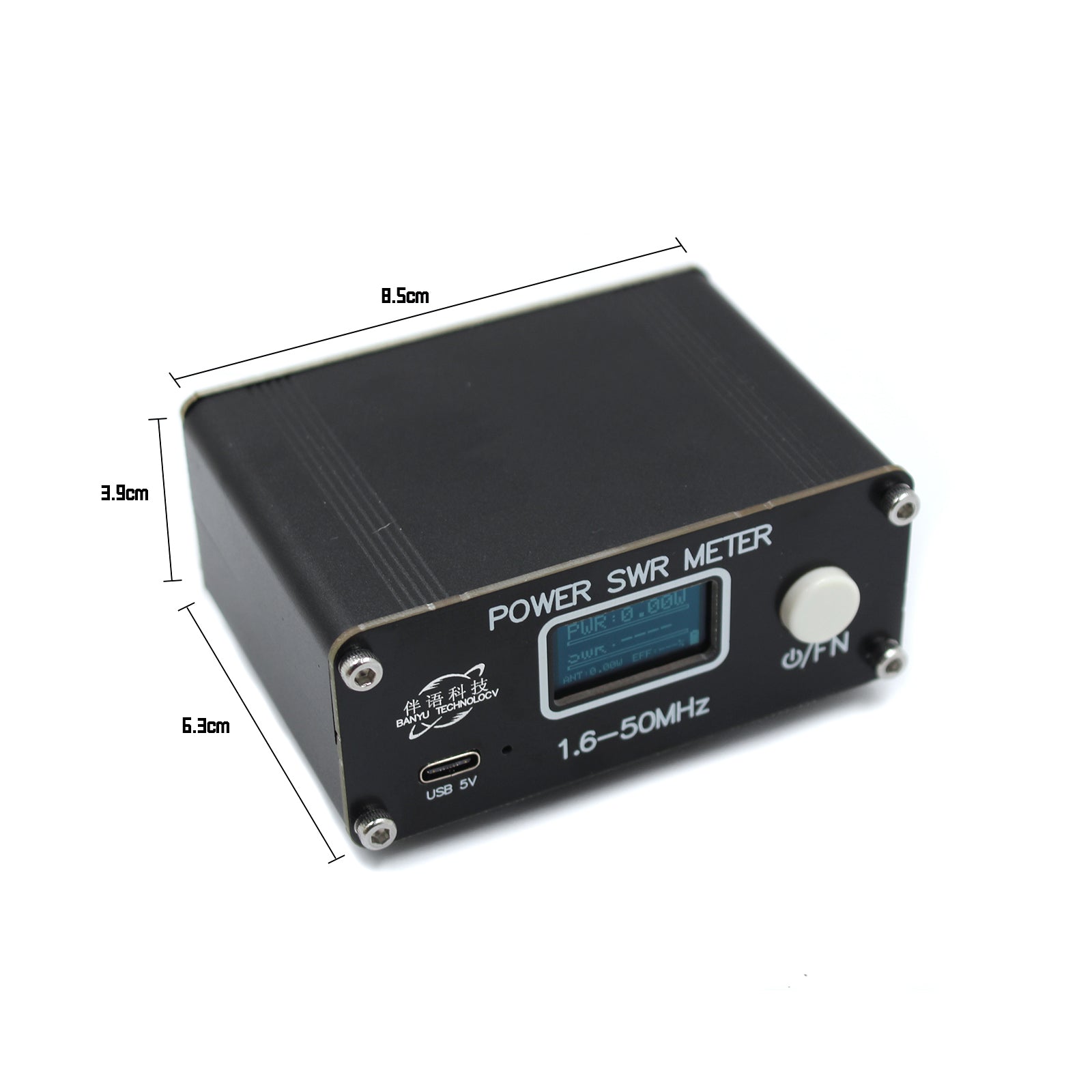 QRP 150W 1.6-50MHz SWR HF Shortwave Standing Wave Meter SWR/Power Meter FM/AM/CW