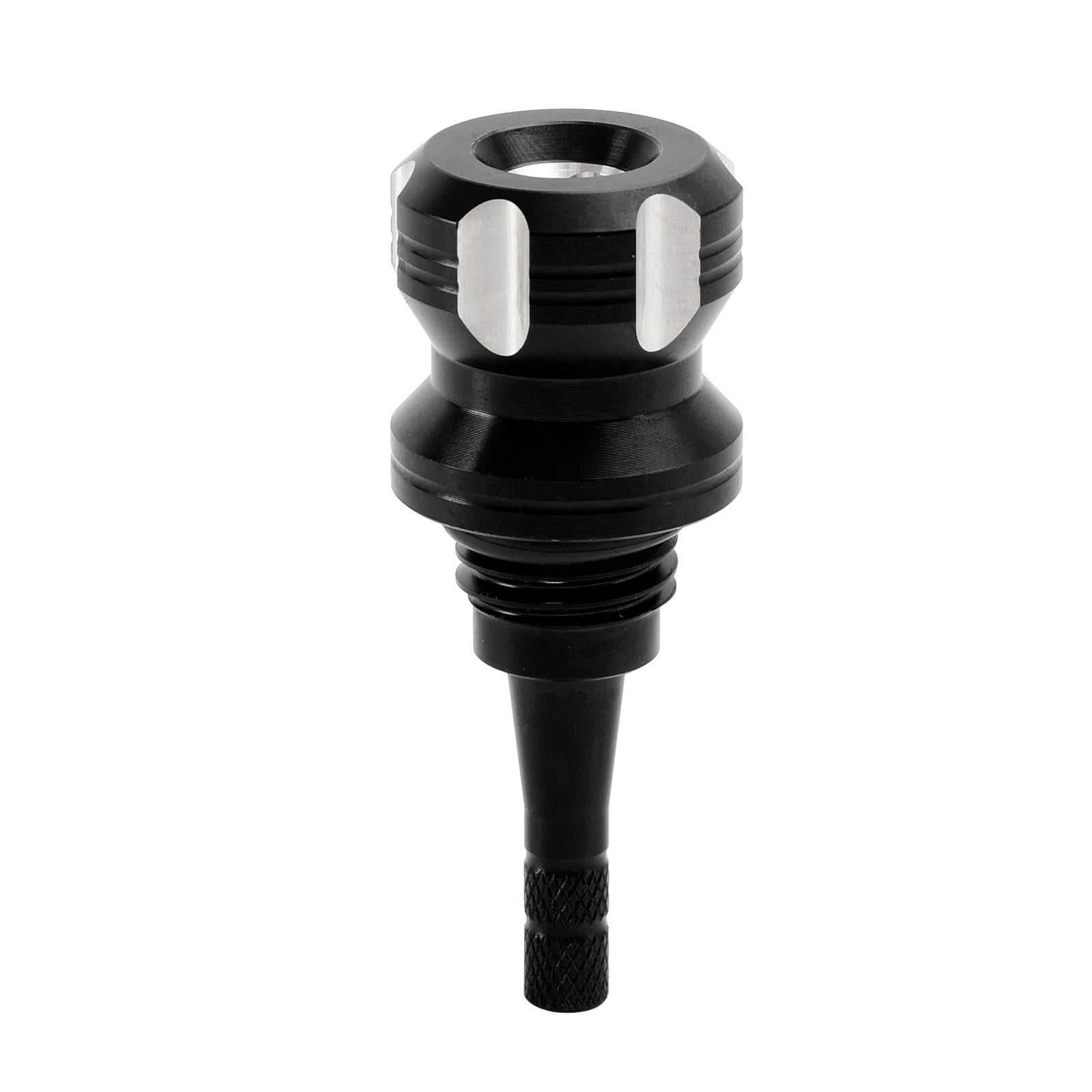 Aluminium oliepeilstokplug past op Yamaha XSR 155 XSR155 2020-2023 B1V-E5362-M3-BL