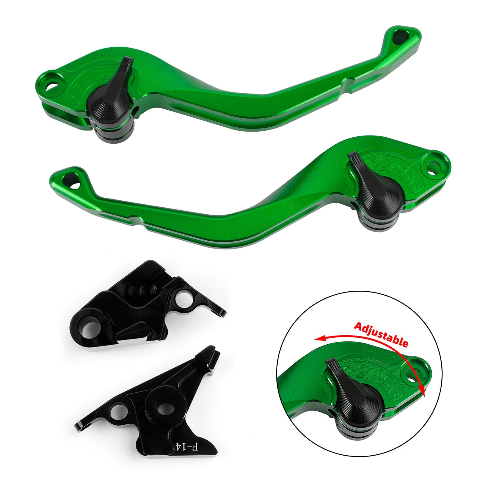 Kawasaki ZZR600 ZXR400 Z750S ZX9R ER-5 CNC Short Clutch Brake Lever