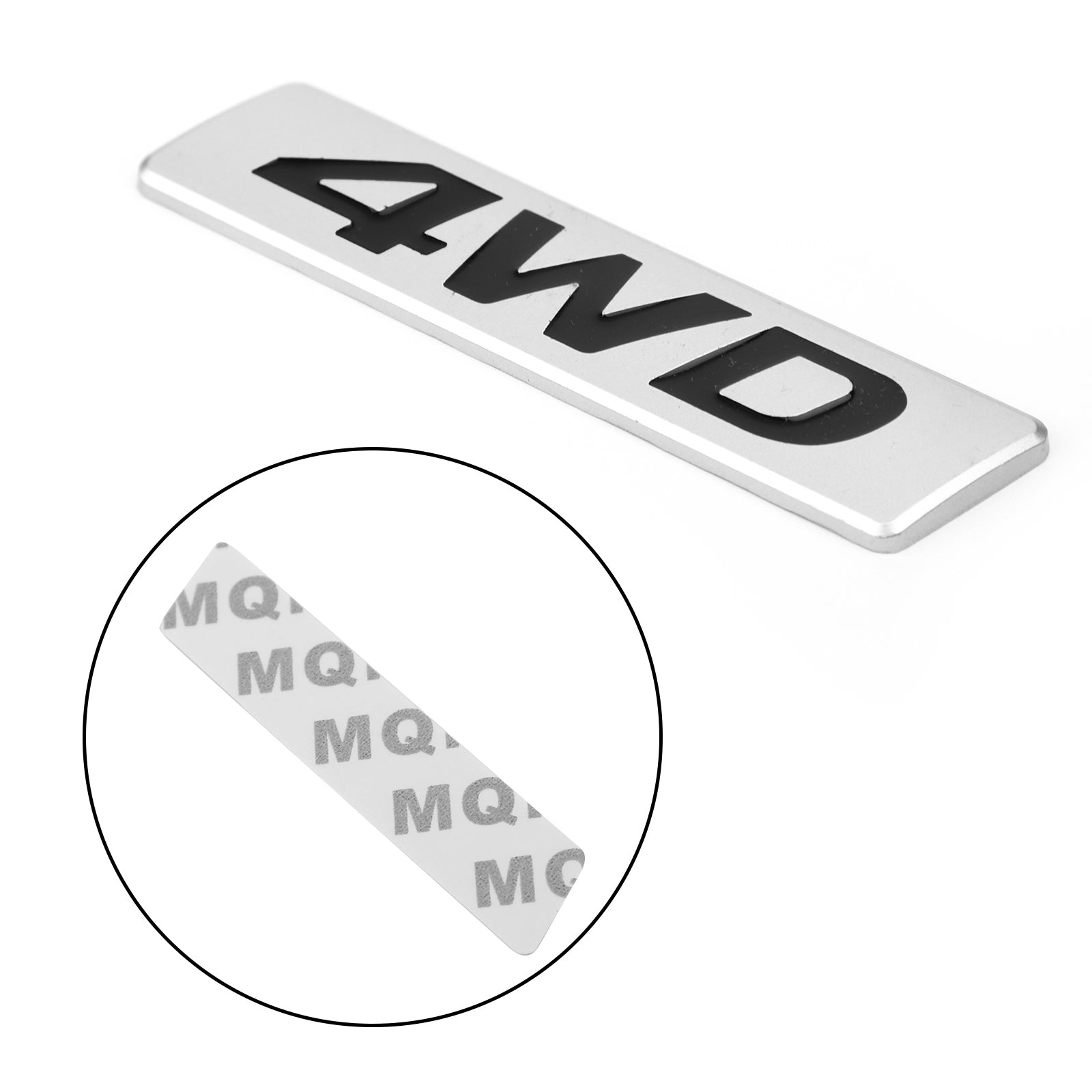 Nieuwe metalen 4WD embleem auto spatbord kofferbak achterklep badge stickers sticker 4WD 4X4 SUV generiek