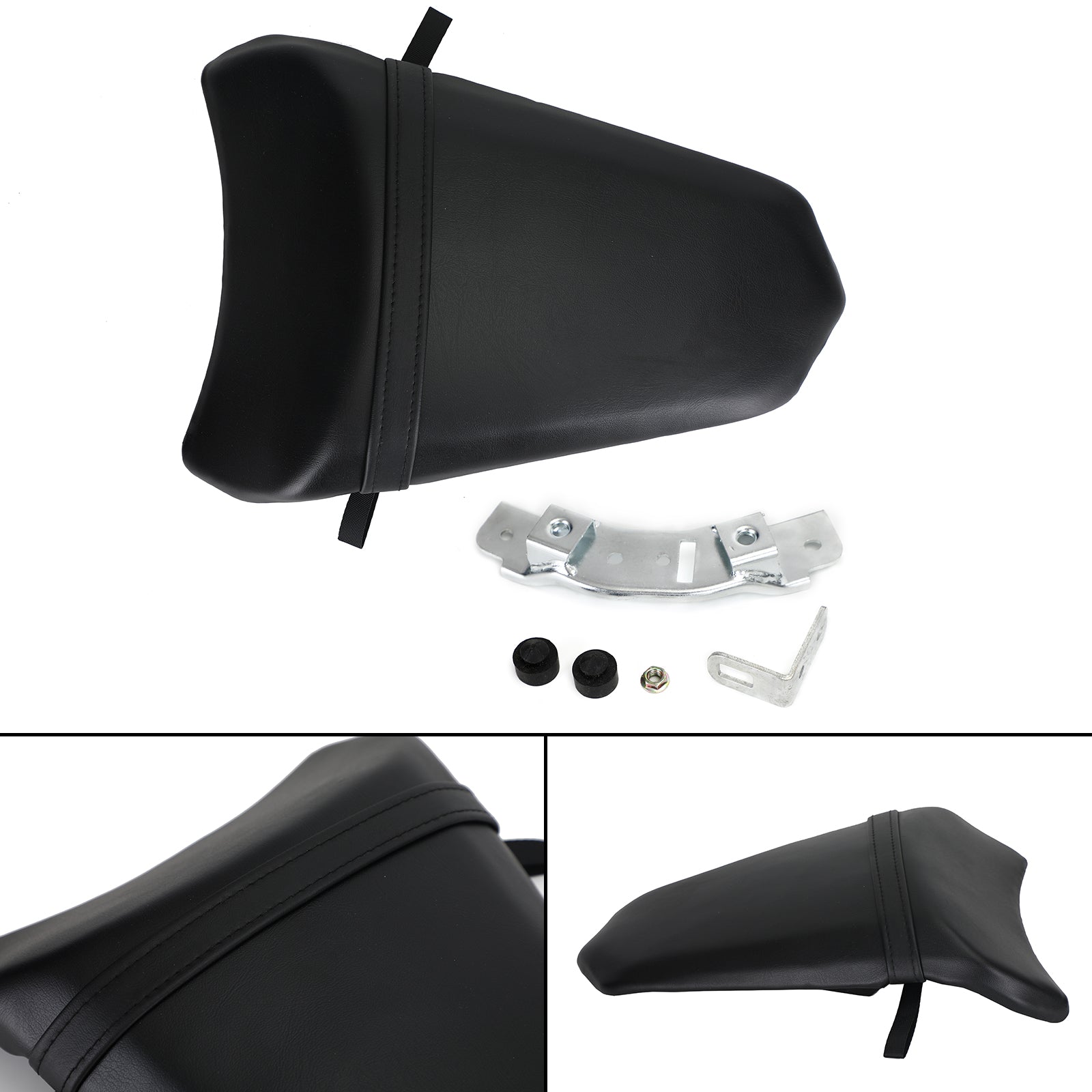 Areyourshop – coussin de siège passager arrière noir, adapté à Kawasaki Ninja 650 Ex650 2017 – 2019