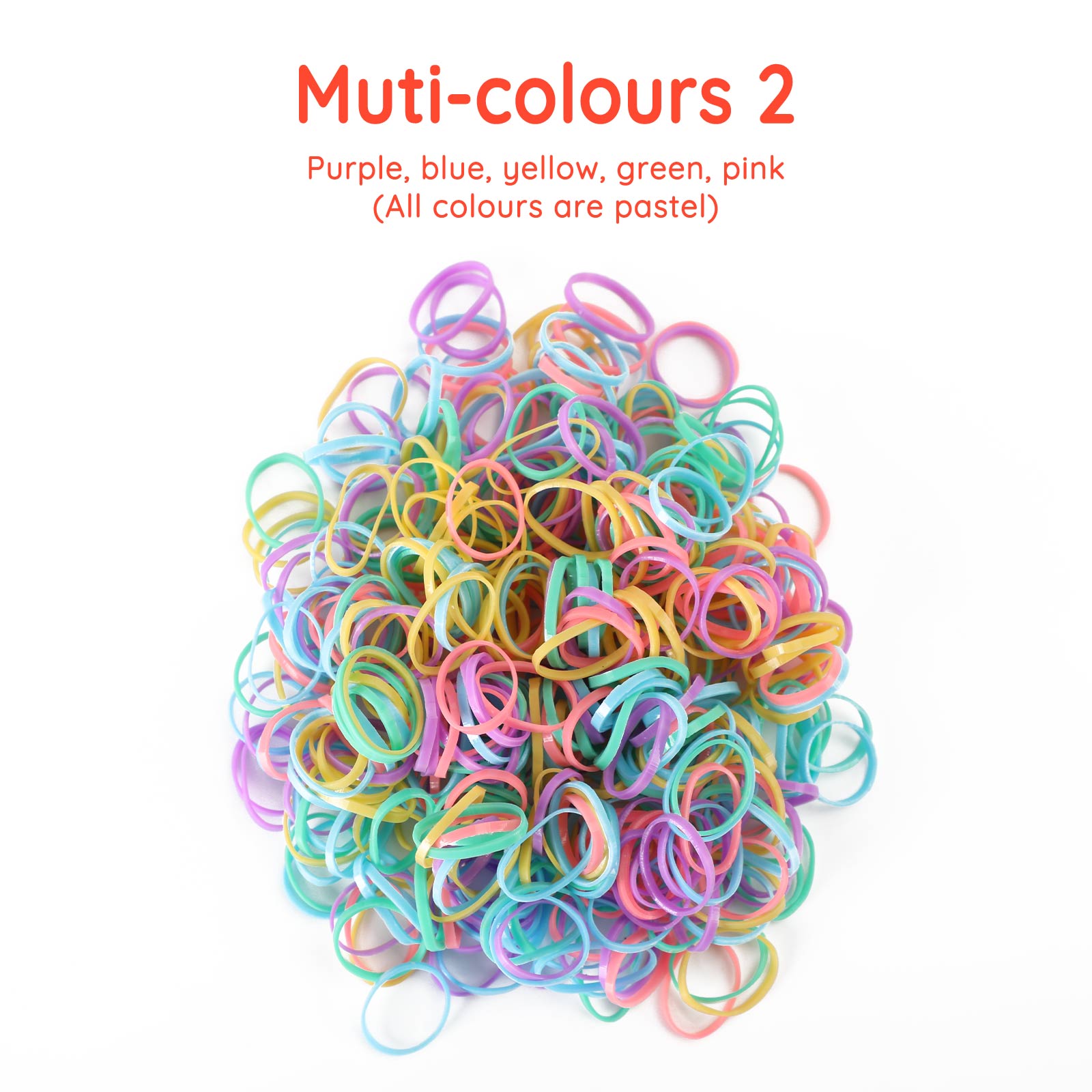 Various Colors Mini Hair Elastics Rubber Bands Braids Braiding Plaits Bands