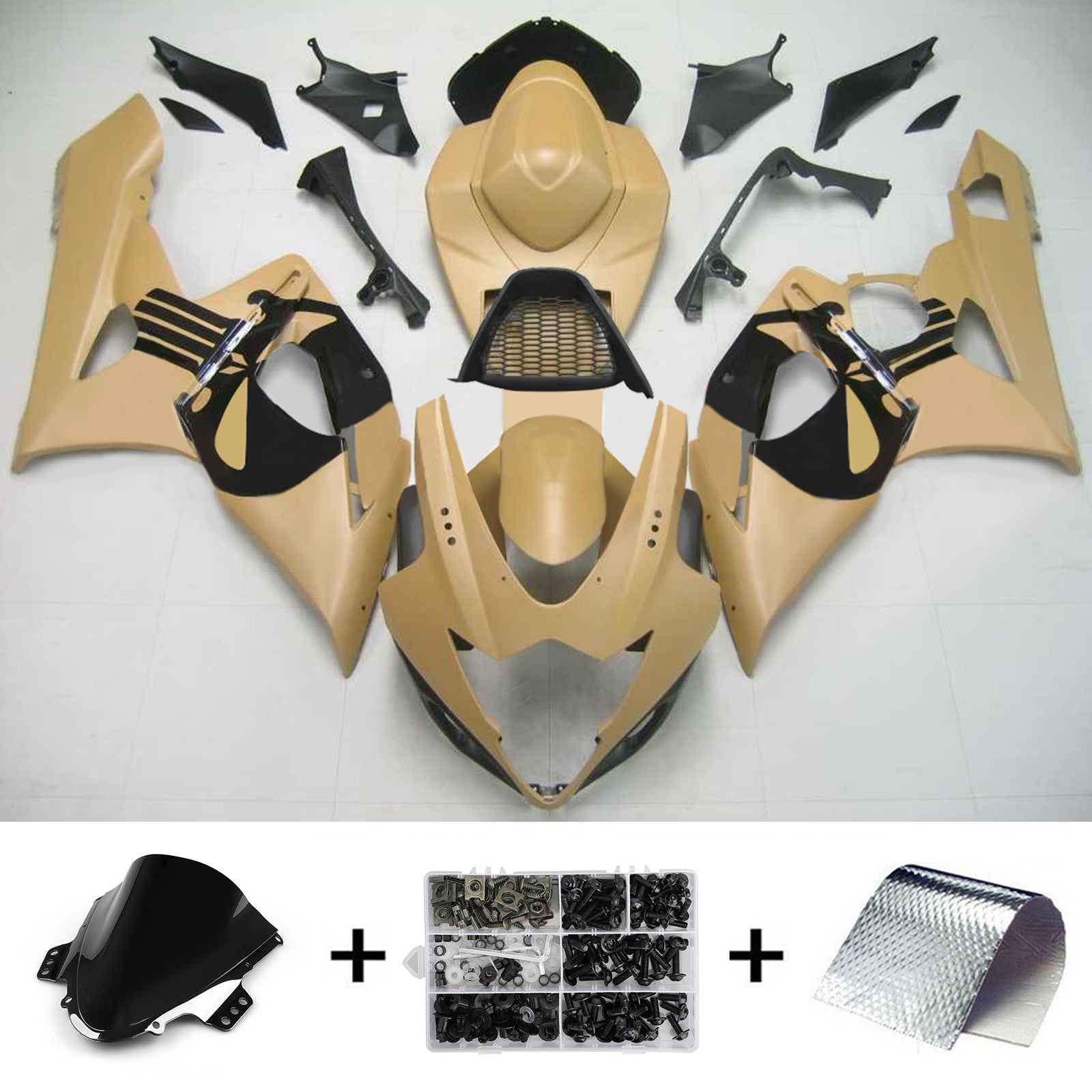 2005-2006 Suzuki GSXR1000 K5 Amotopart Injection Fairing Kit Bodywork Plastic ABS #144