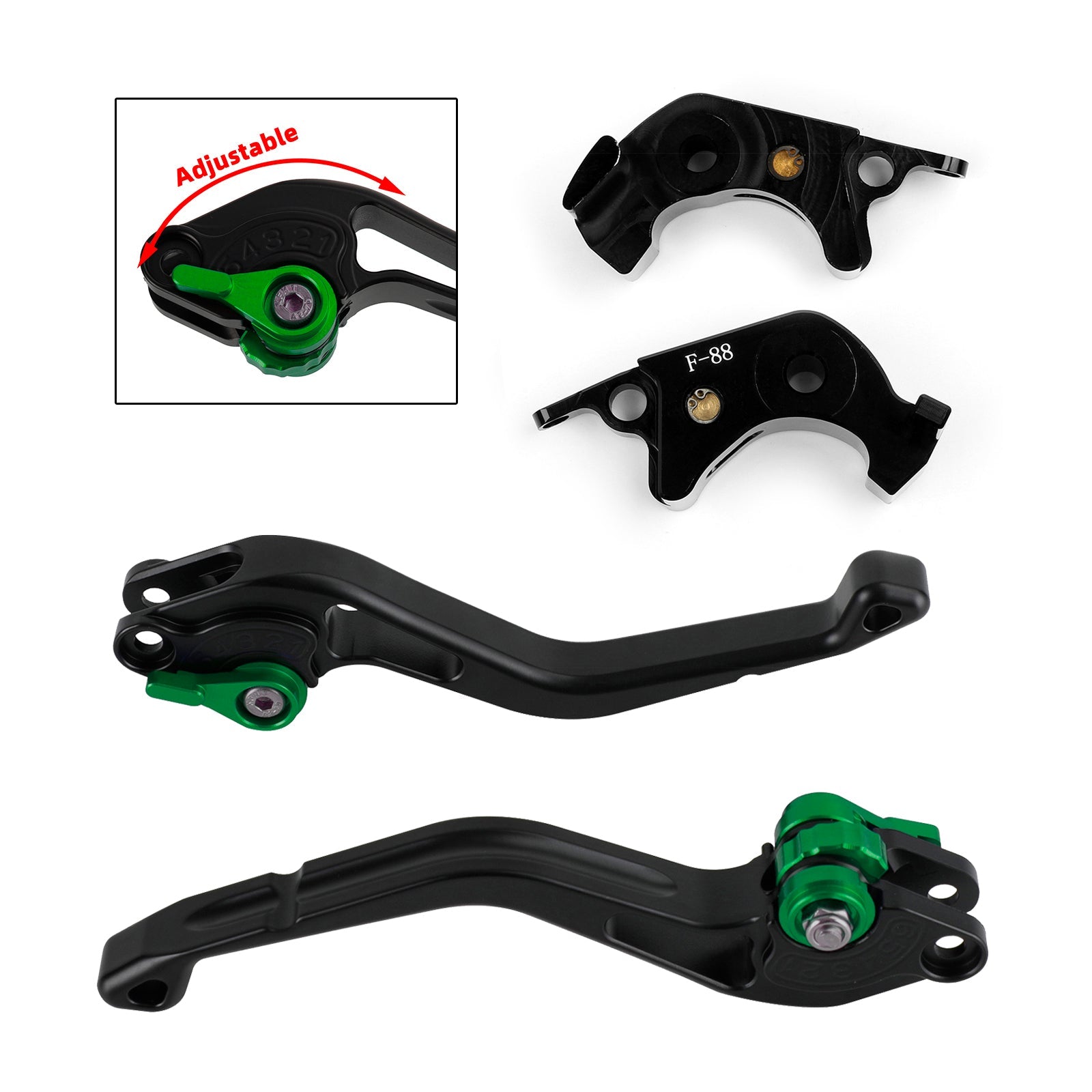 Kawasaki ZX1400 ZX14R ZZR1400 GTR1400 NEW Short Clutch Brake Lever