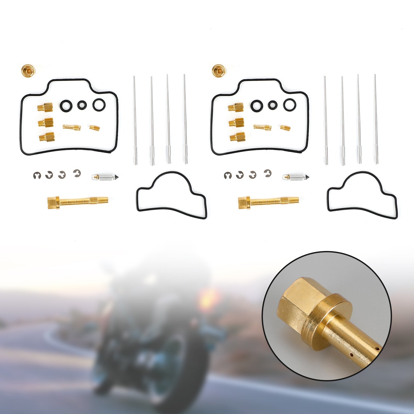 2x Kit de reparo de reconstrução de carbuil