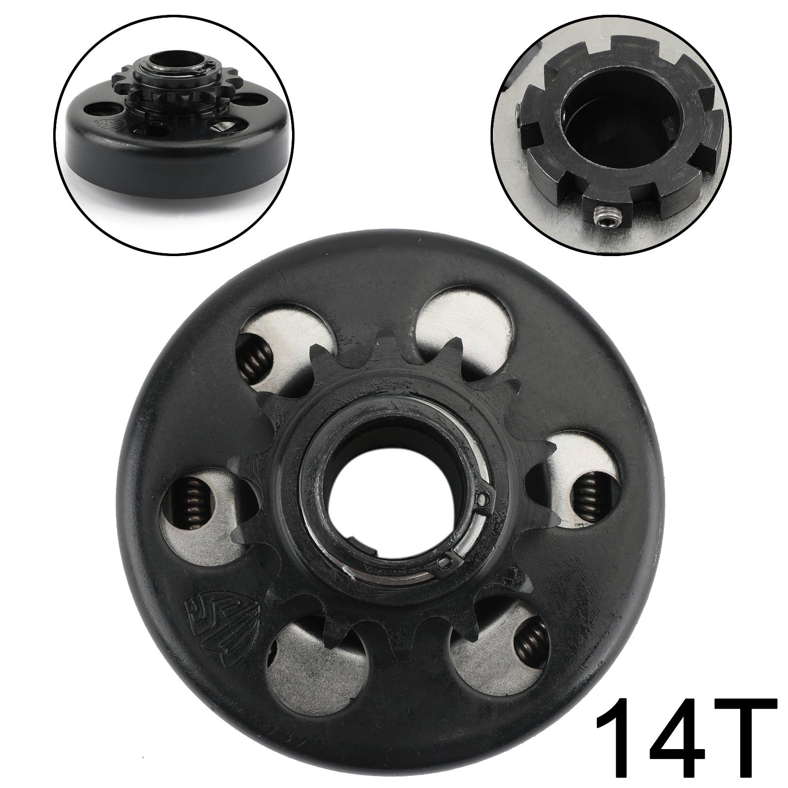 13HP Go Kart Centrifugal Clutch 1inch Bore 14T 14 Tooth For 40 41 420 Chain