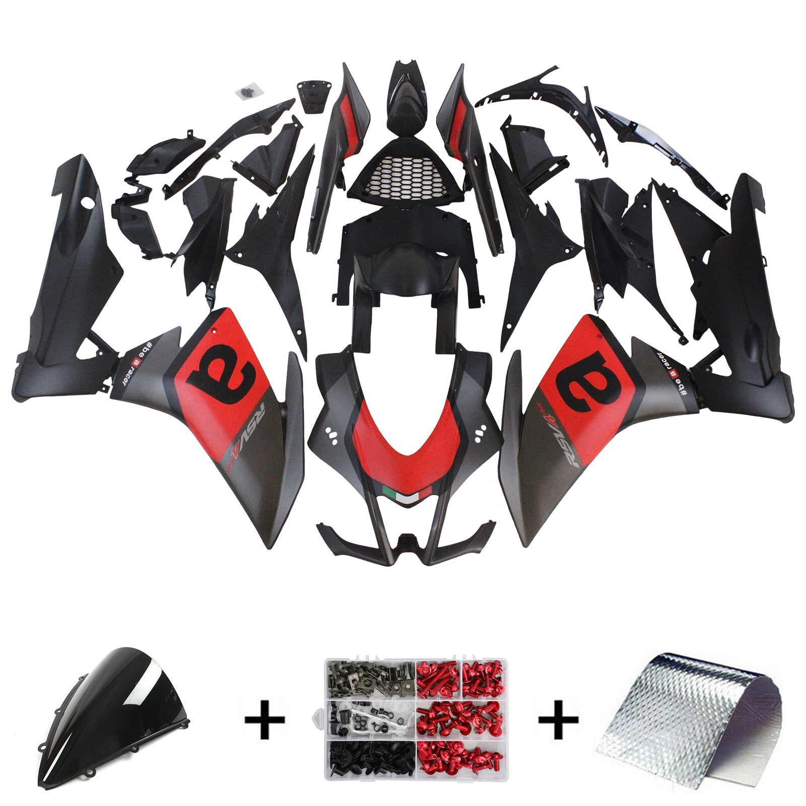 2009-2015 Aprilia RSV4 1000 Fairing Kit Bodywork Plastic ABS