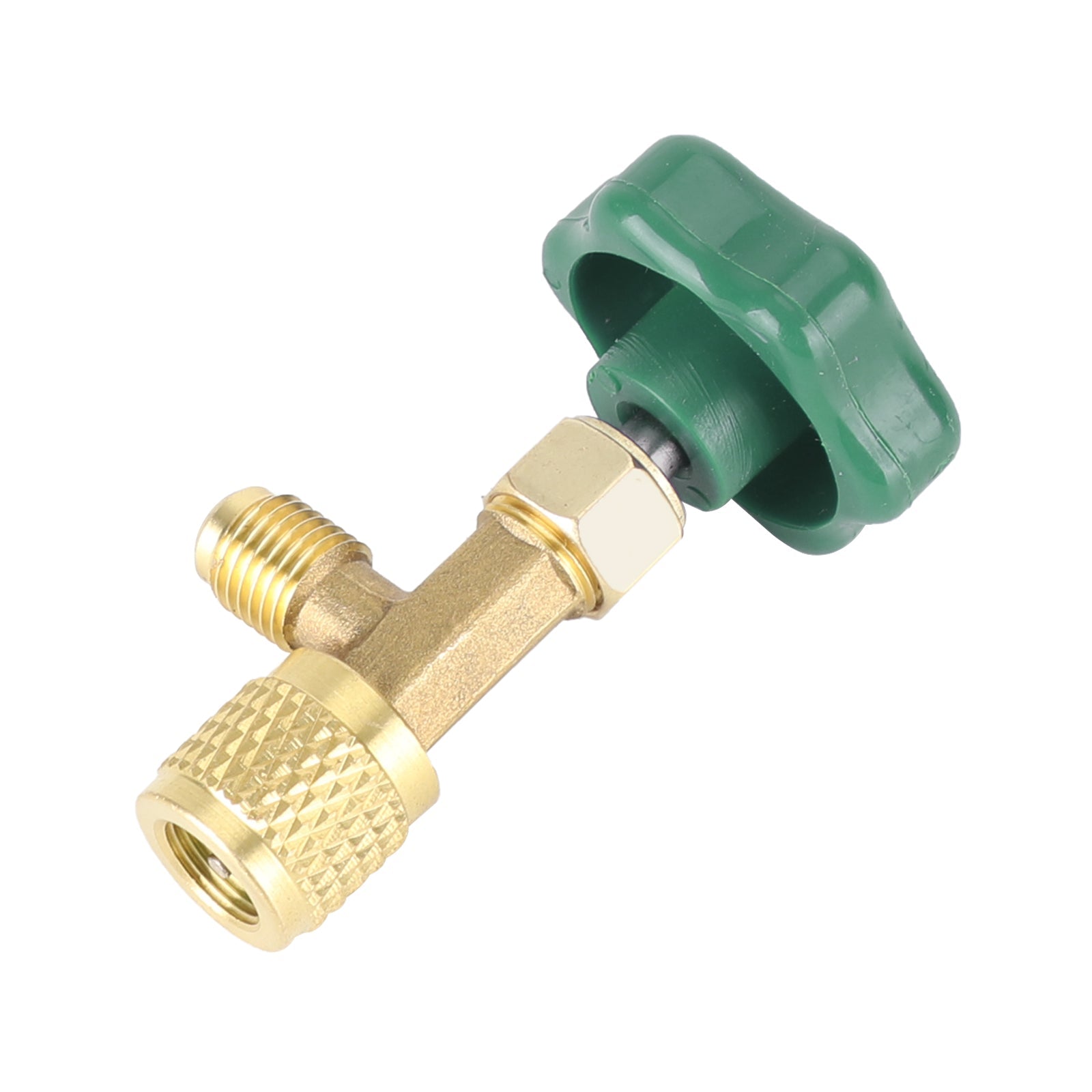 Voor R22 R134A R410A Gas Koelmiddel Ac Kan Kraan Flesopener 1/4Sae Groen