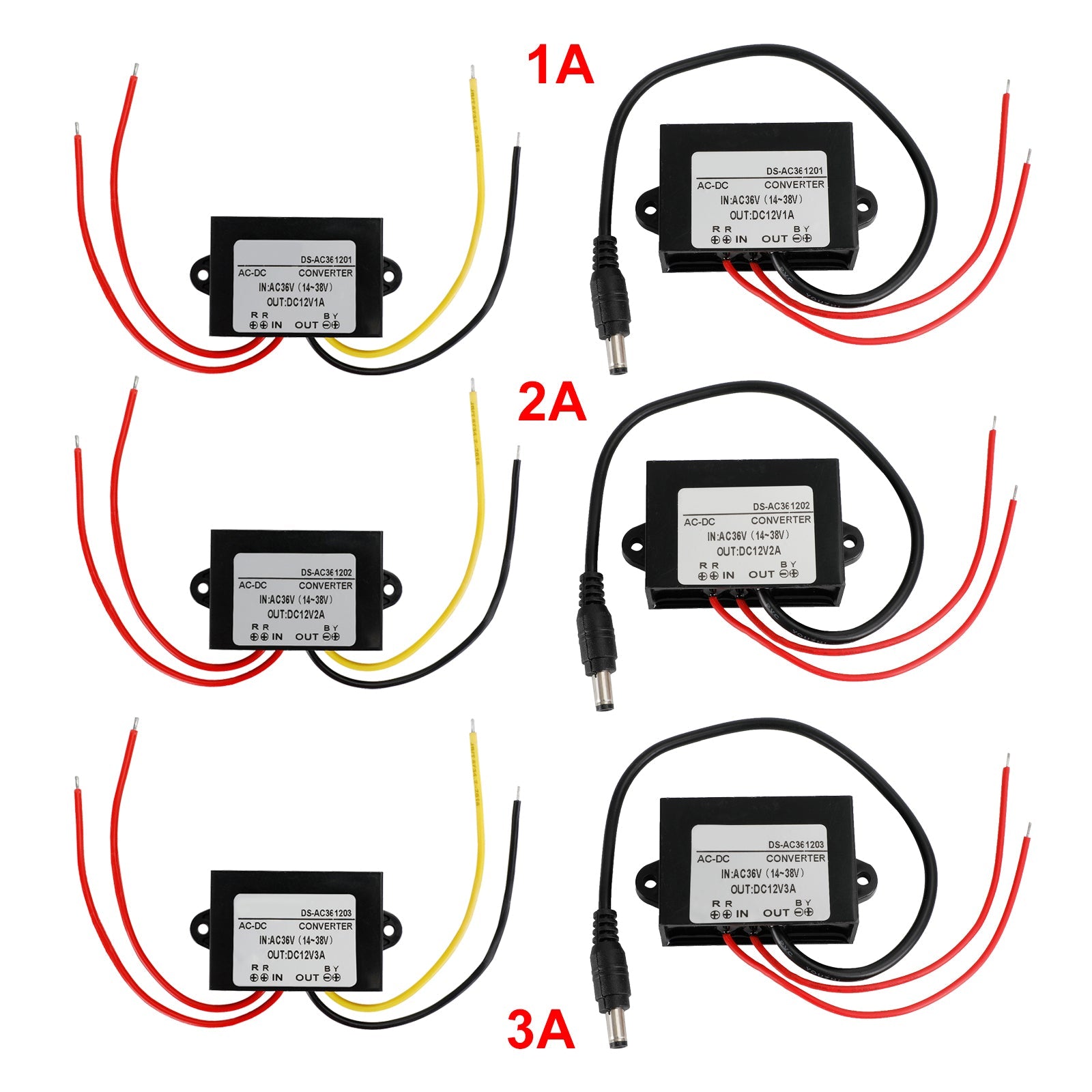 Convertisseur AC-DC étanche, Module d'alimentation abaisseur AC 36V vers DC12V