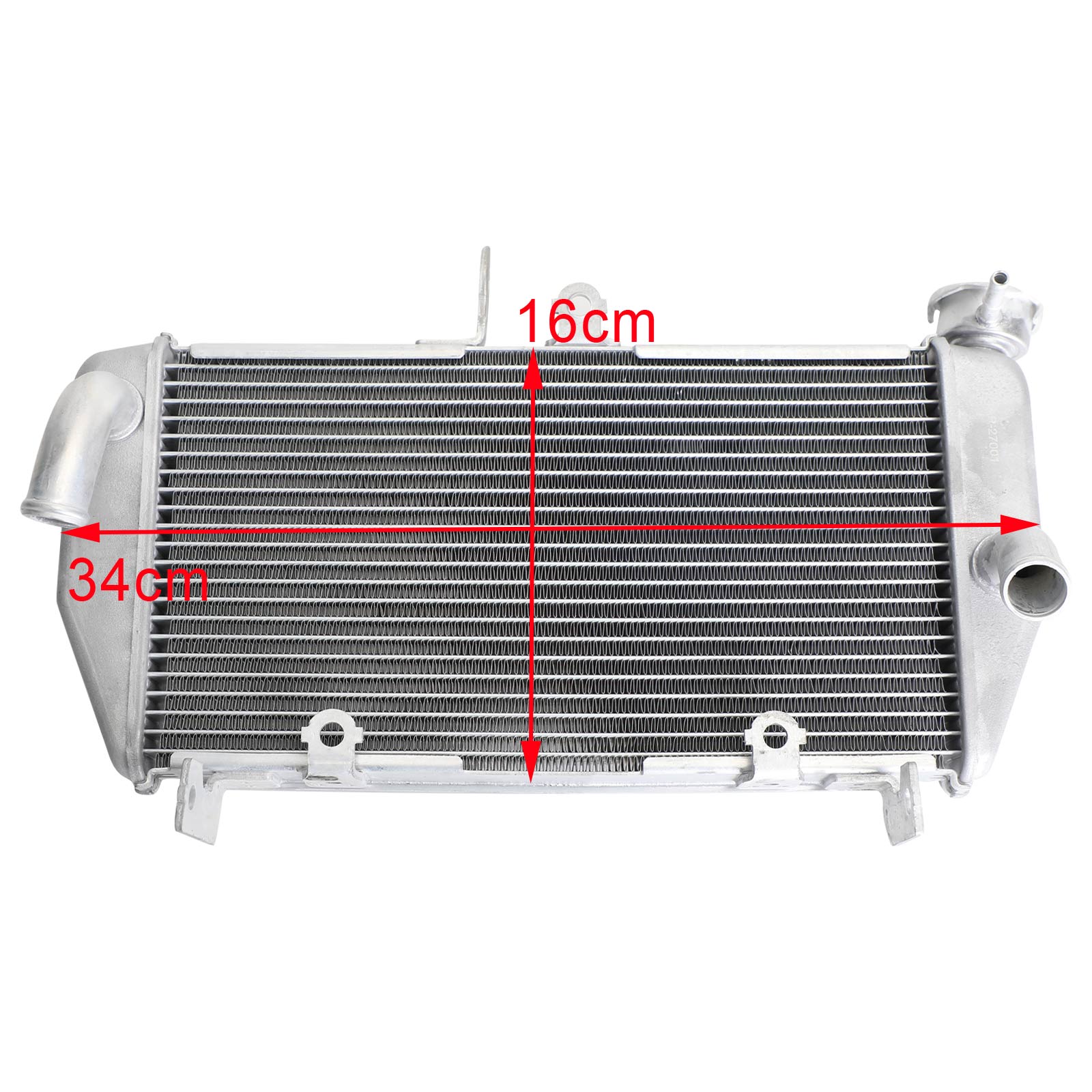 Zilveren Radiator Koeler Koeling Fit Voor Yamaha YZF R3 YZF-R3 YZFR3 2015-2021 Generiek