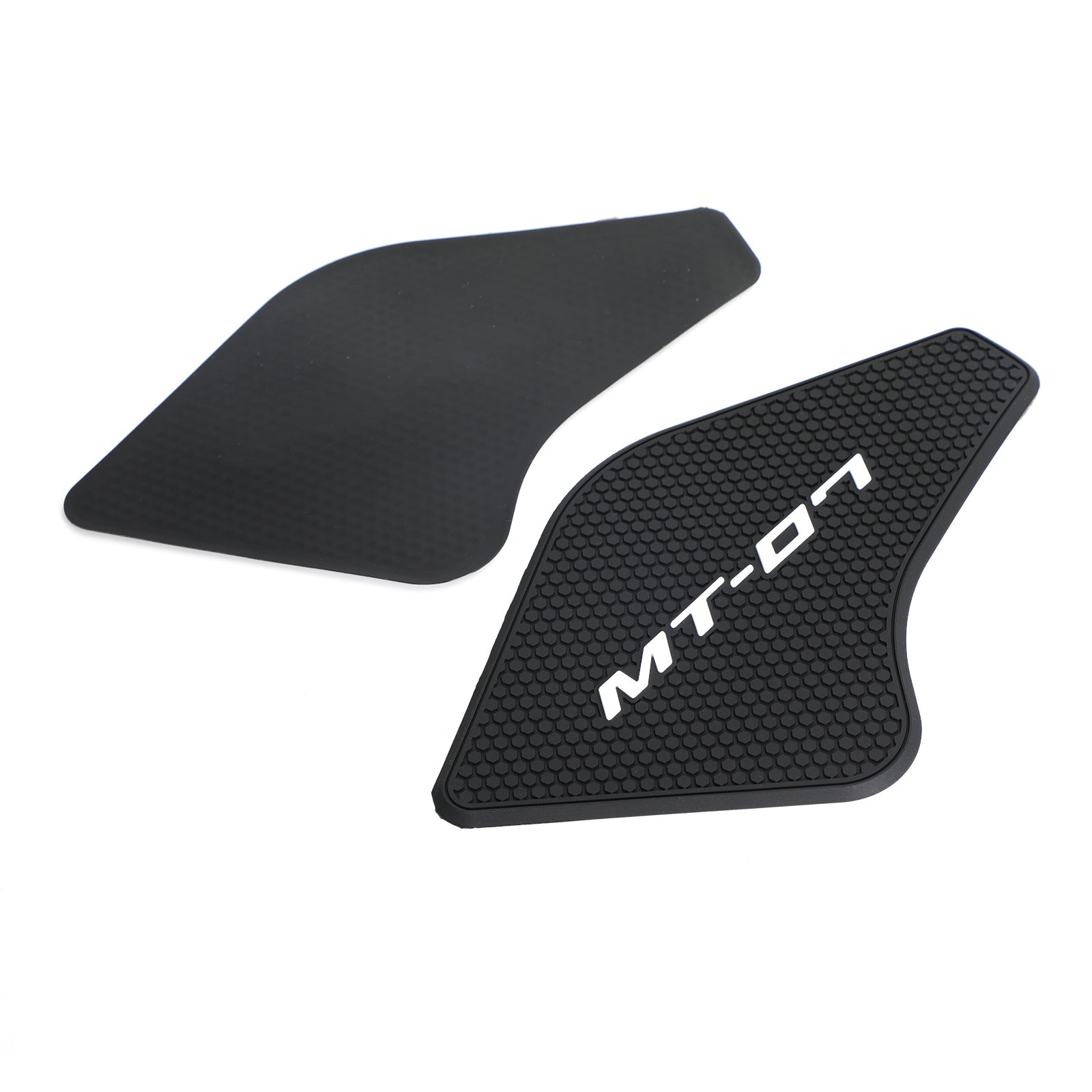 Side Grip Tank Pads Black For Yamaha MT-07 MT07 2021 - 2022 2-Piece Kit Generic