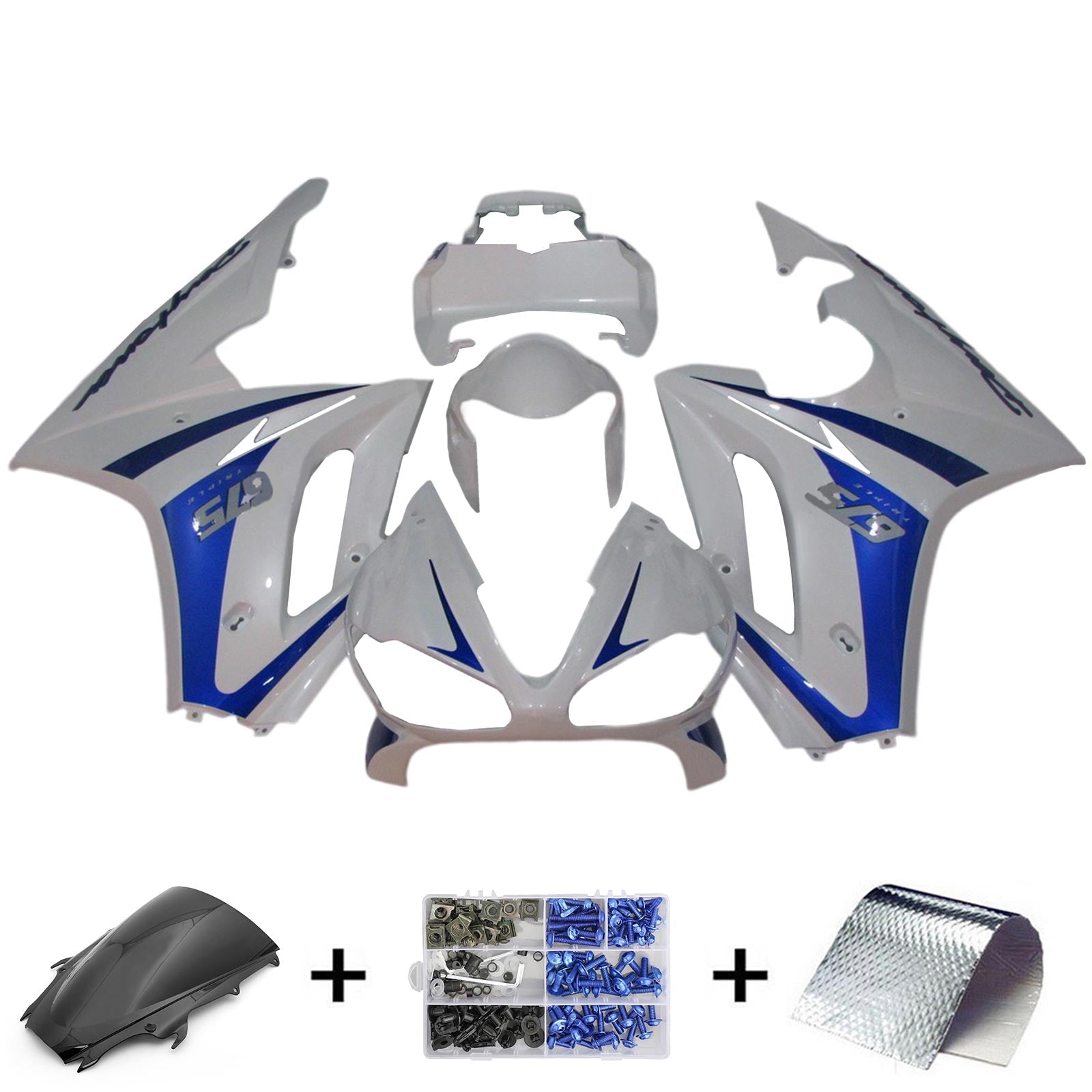 2002-2005 Triumph Daytona 675 kåpesett Karosseri plast ABS