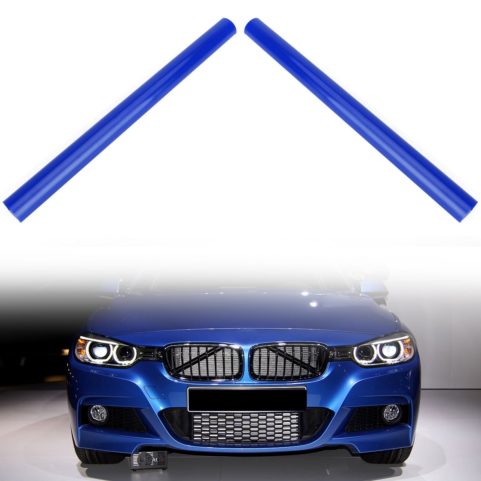 #A Kleur Ondersteuning Grill Bar V Brace Wrap Voor BMW F30 F31 F32 F33 F34 F35 Blauw Generiek