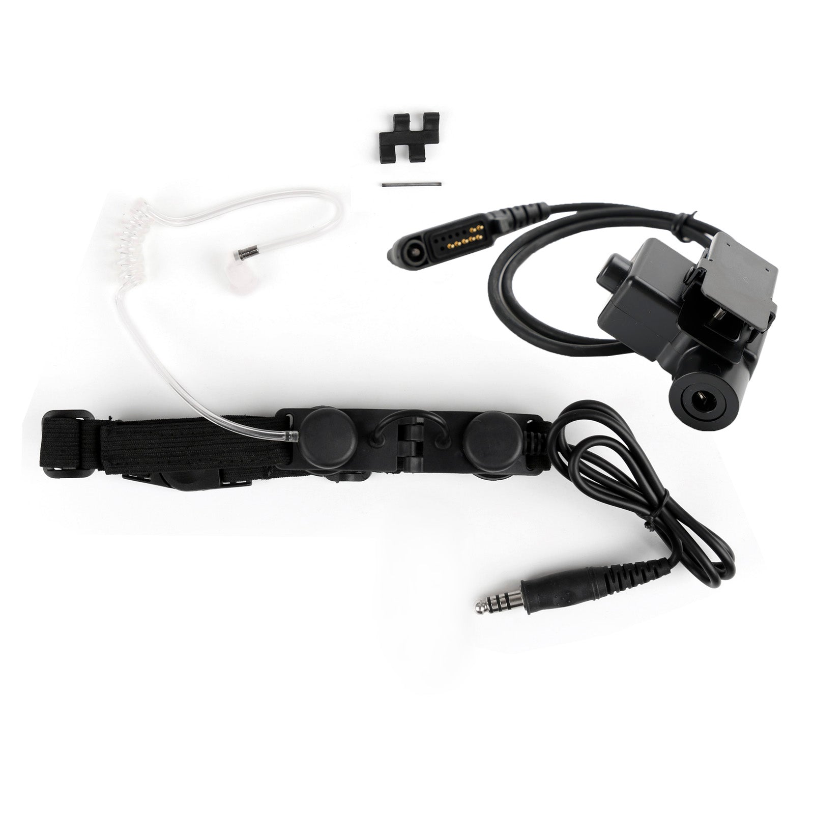 Casque réglable avec micro de gorge z-tactique, pour Hytera PD600 PD602 PD602g PD605