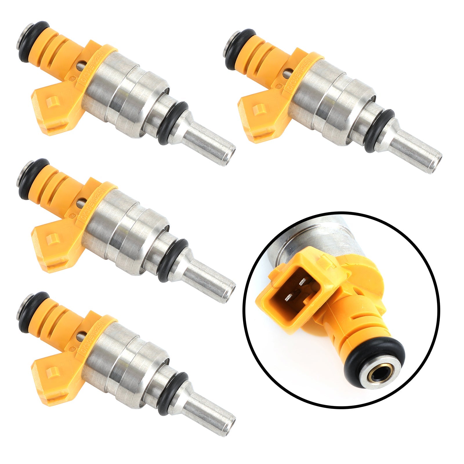 4pcs Fuel Injectors 0K30E13250 fit Kia Rio 1.6L L4 2001-2005 FJ640 Generic