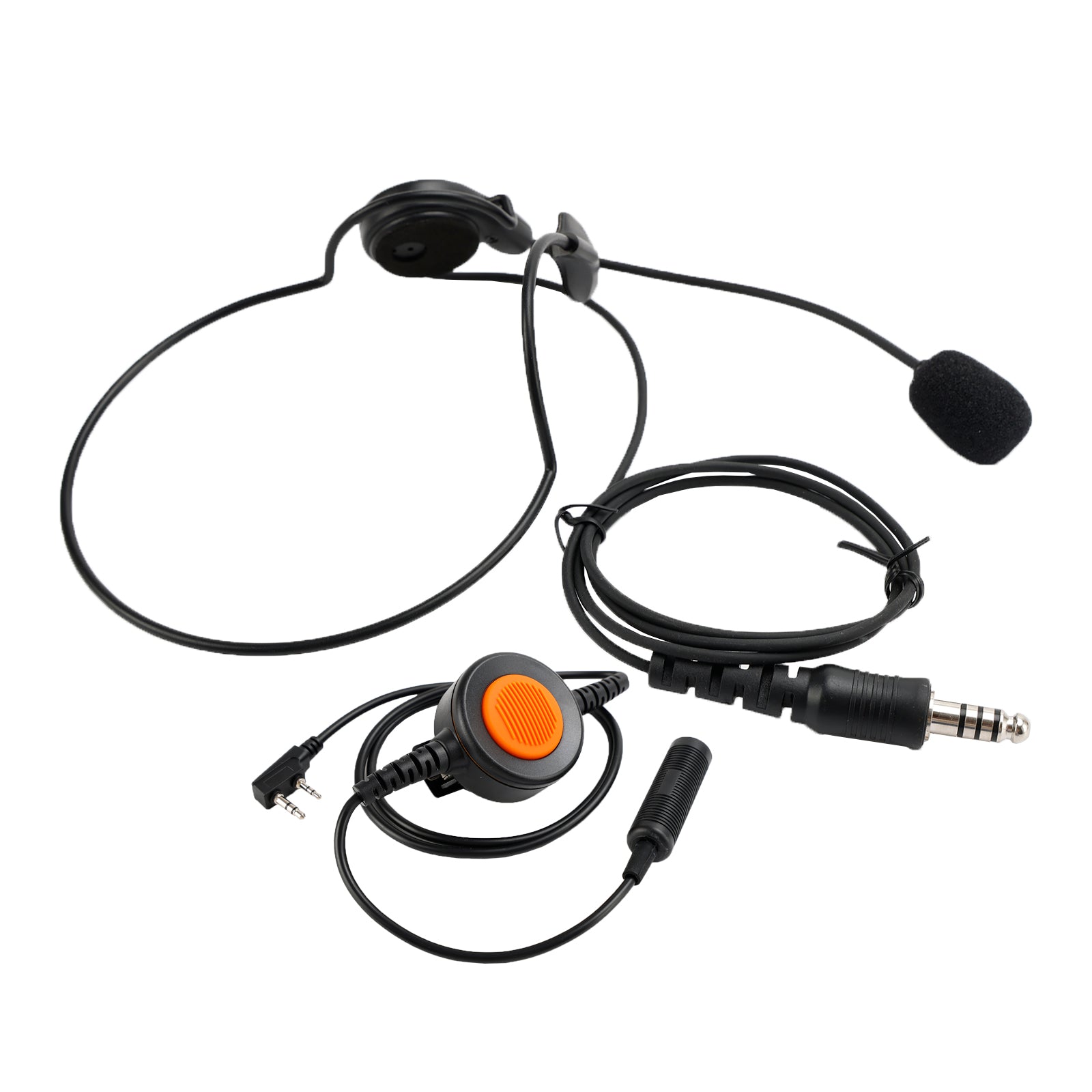 Pour PX-777 LT-2288 UV-5RA 6 broches U94 PTT 7.1-C7 prise de montage arrière casque tactique