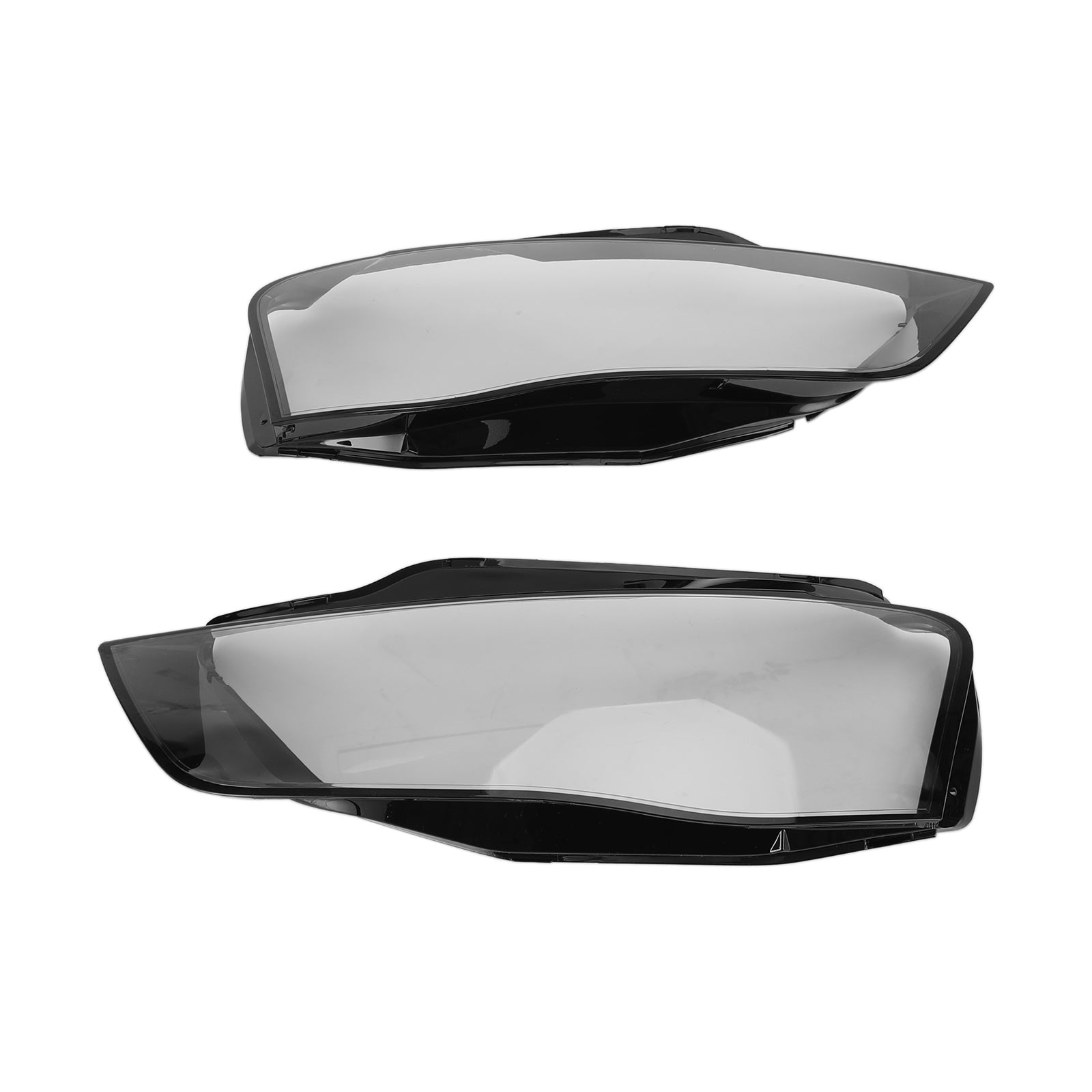 2012-2016 Audi A4 B8 Facelift Headlight Lens Plastic Cover Shell Left +Right