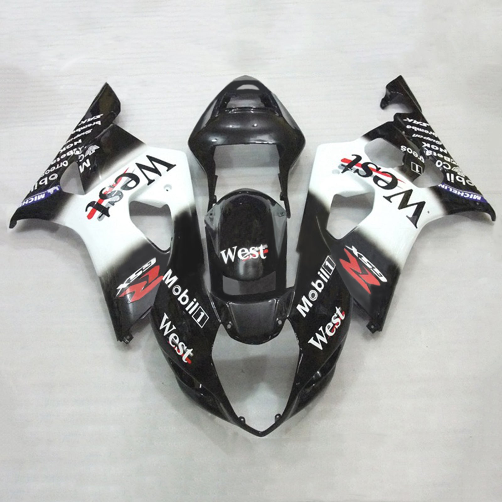 2003-2004 Suzuki GSXR1000 K3 Injection Fairing Kit Karosseri Plast ABS