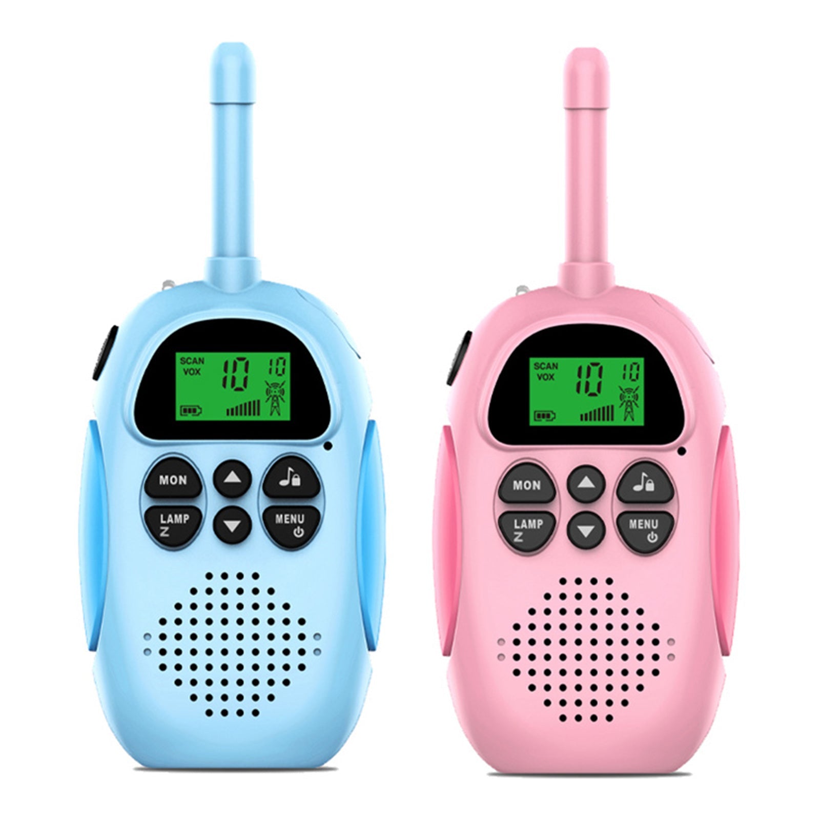 Paquet de 2 talkies-walkies pour enfants, Radio bidirectionnelle à 22 canaux, portée de 3 KM, portable, Original