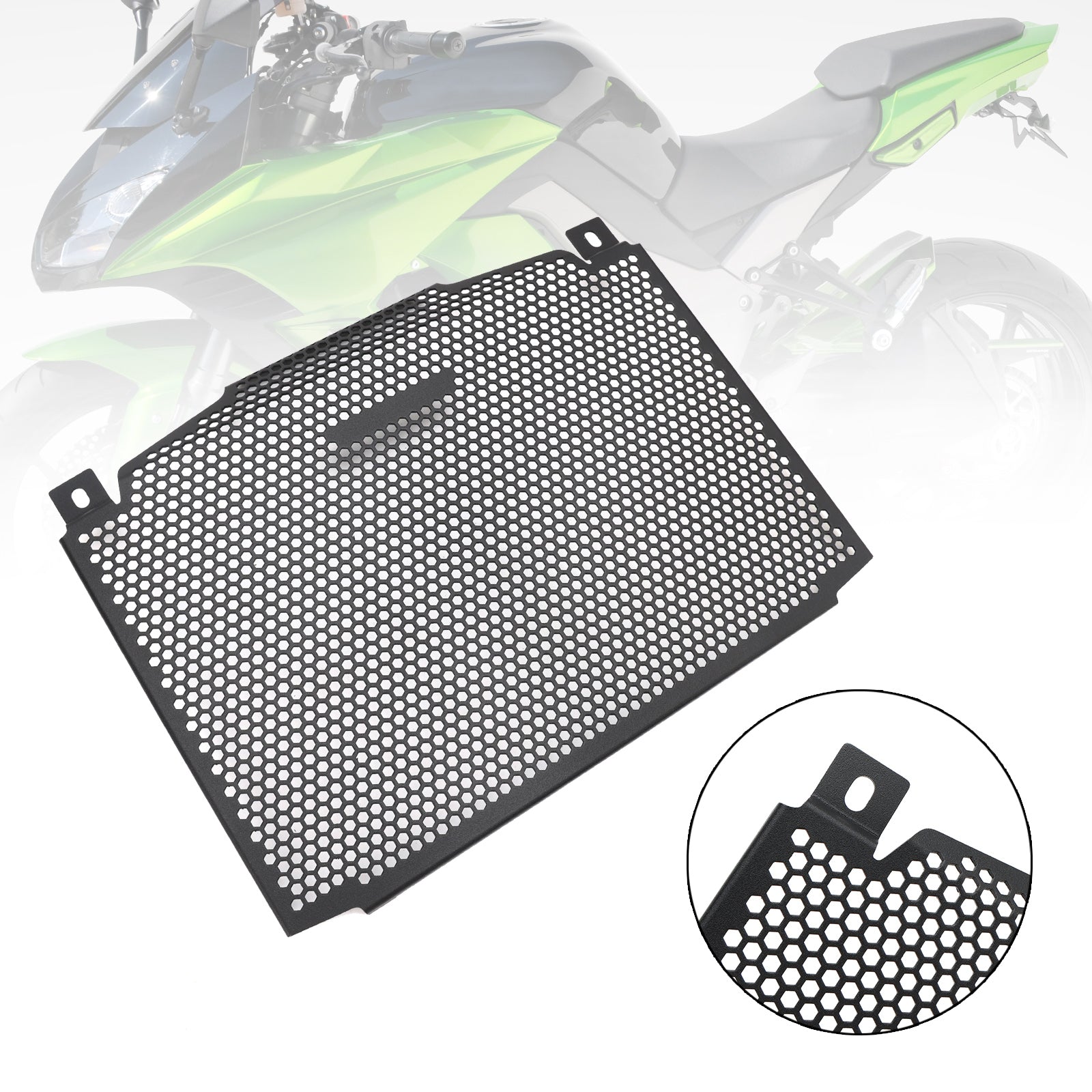 Kawasaki Ninja 1000Sx 2022-2023 Protecteur de couvercle de radiateur en acier inoxydable