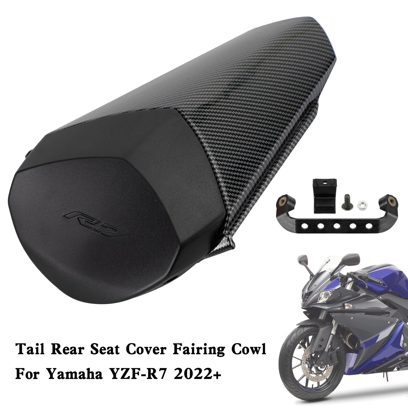 2022-2023 YAMAHA YZF-R7 YZF R7 Staart Achterbank Cover Kuip Cowl