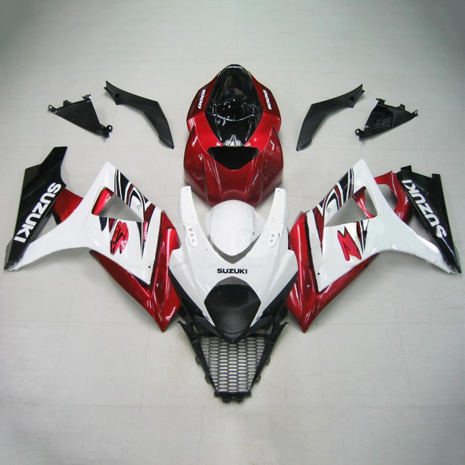 2007-2008 Suzuki GSXR1000 K7 Amotopart Injection Fairing Kit Bodywork Plastic ABS #130