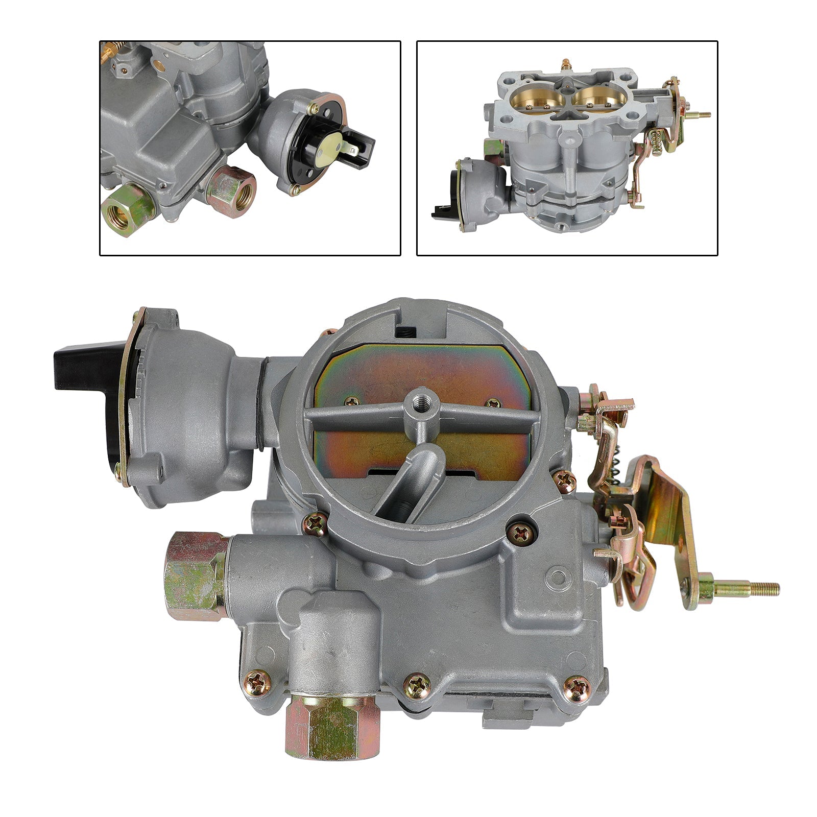 Carburateur Carb adapté pour Marine Mercruiser 2 baril 3.0L 2 CYL avec une longue liaison