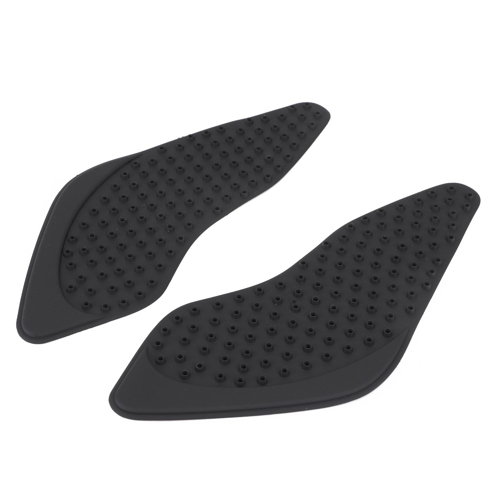 2X Side Tankpad Brandstoftankbeschermer Fit Voor Honda Cb400 Vtec 92-18 Rubber Zwart Generiek