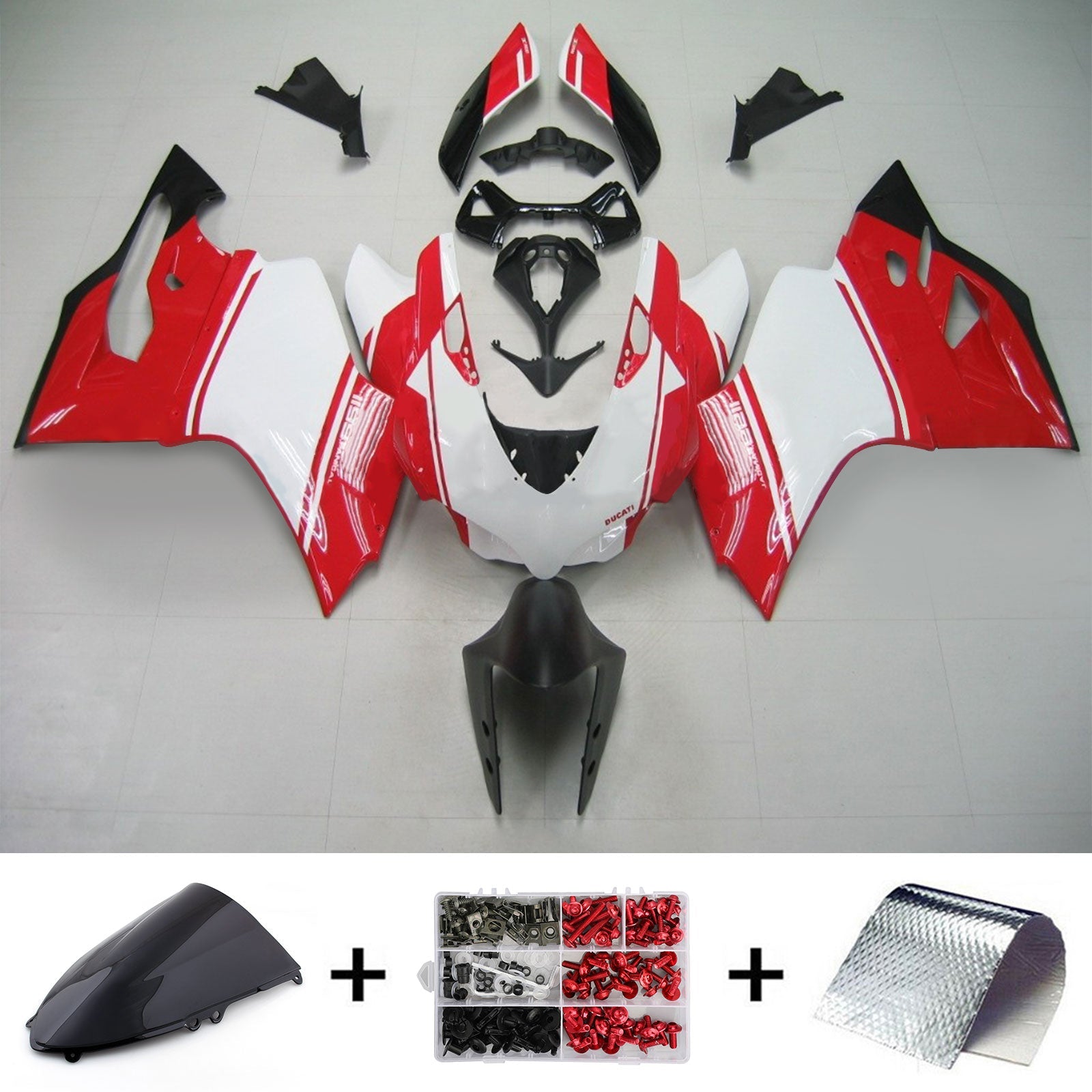 2012-2015 Ducati 1199 899 Injectiekuipset Carrosserie Kunststof ABS #101