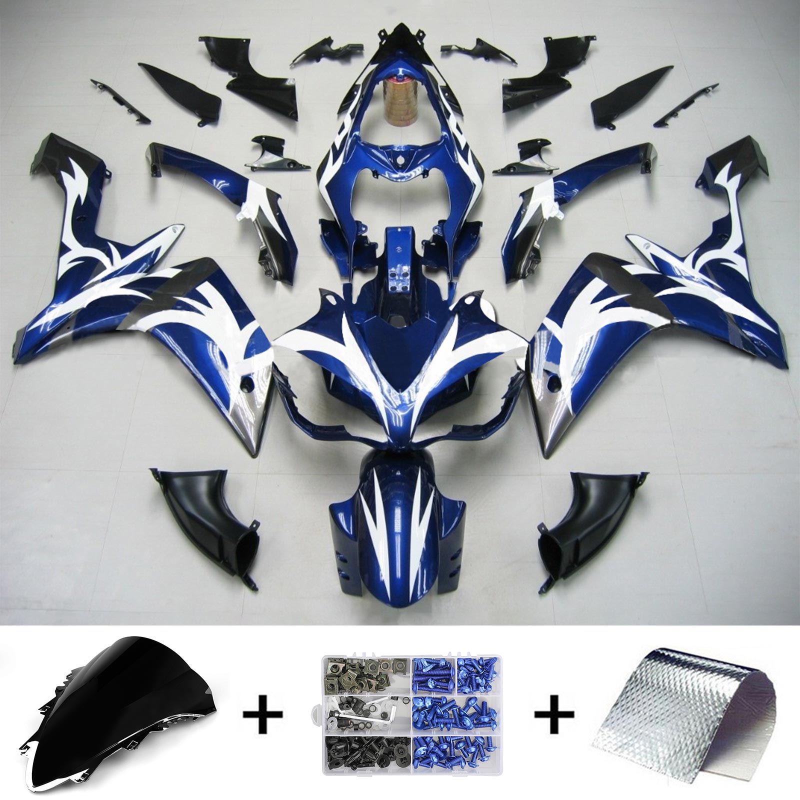 2007-2008 Yamaha YZF 1000 R1 Kit de carénage générique