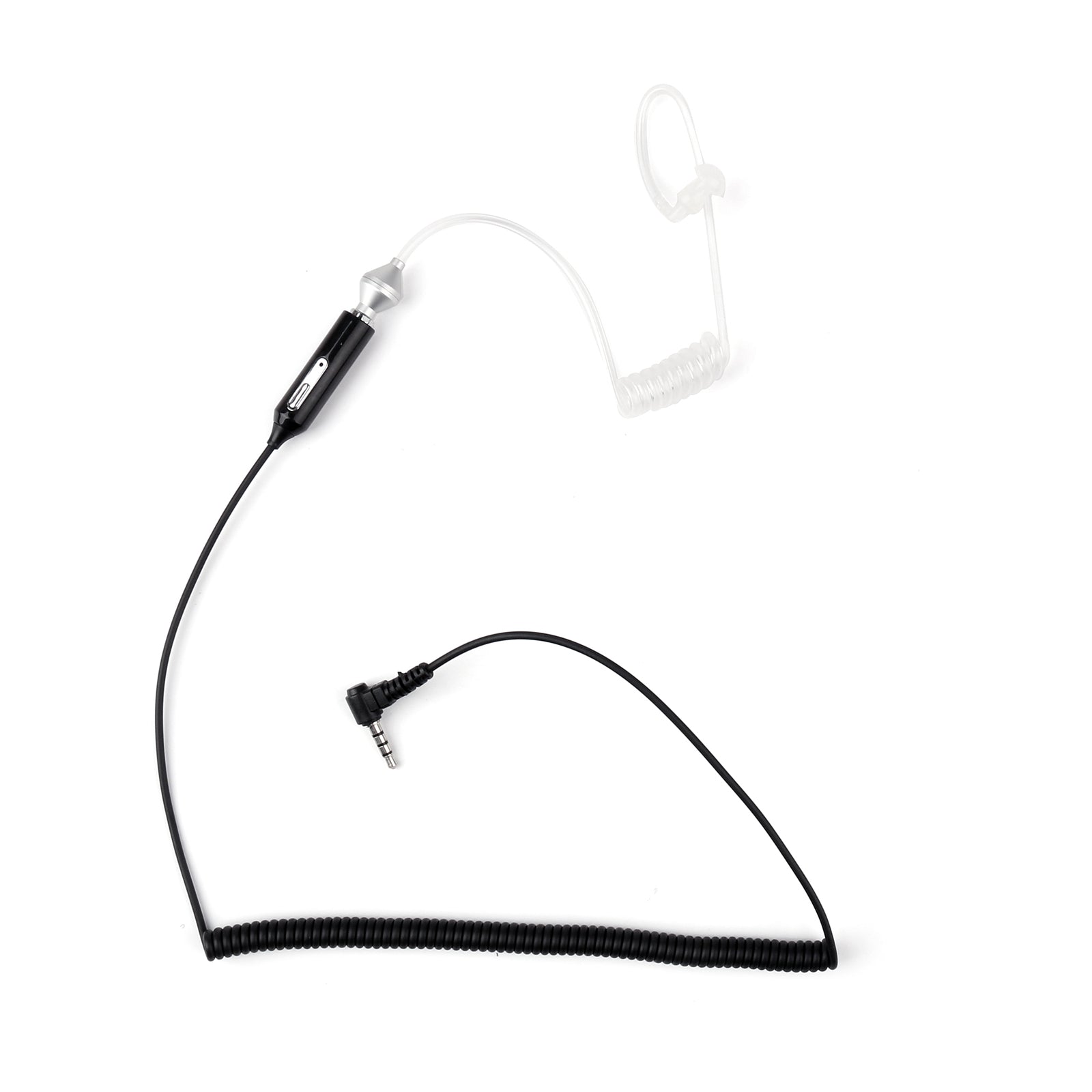 3,5 mm Air Tube-hoofdtelefoon Anti-straling Oortelefoon Bodyguard-headset met microfoon