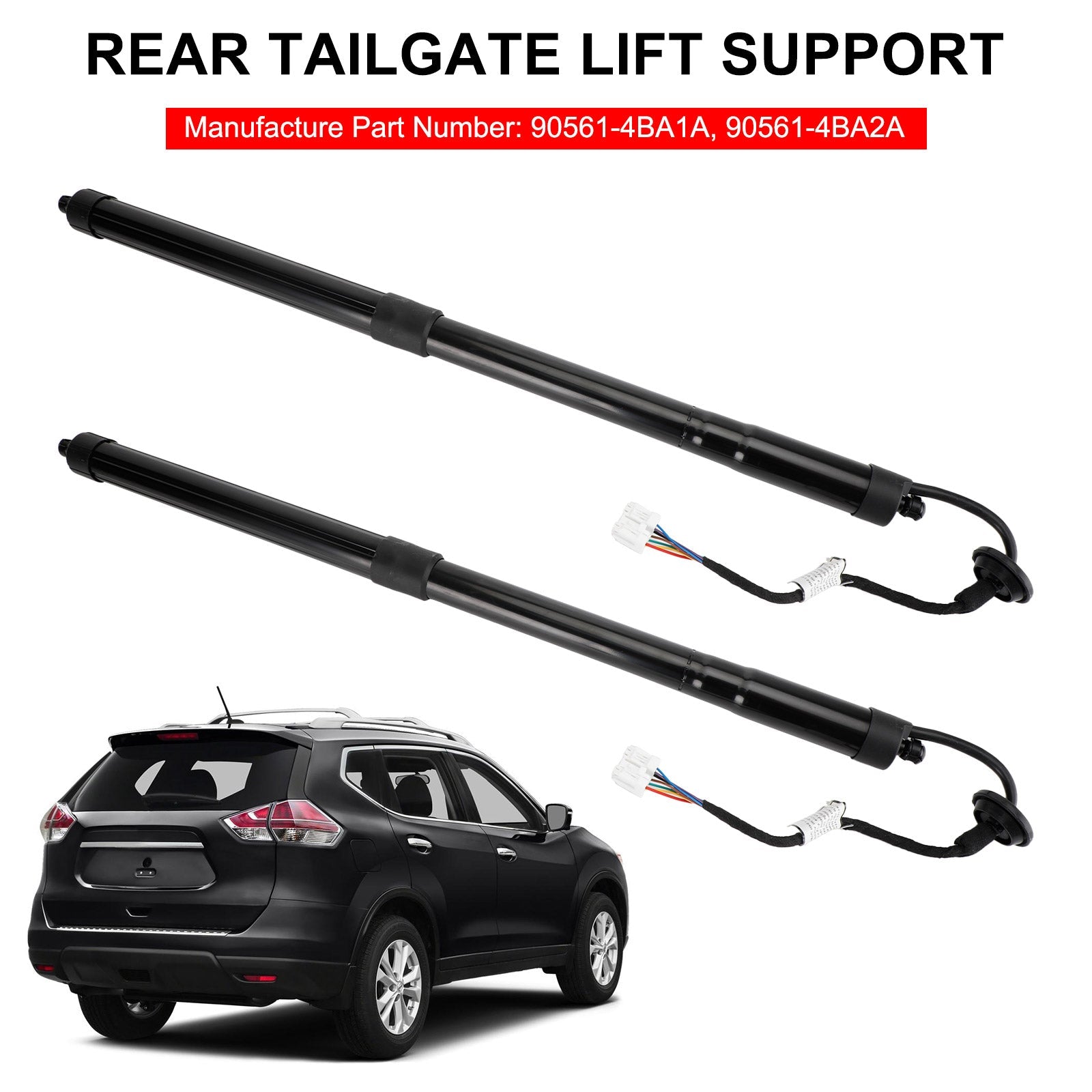 2017-2019 Nissan Rogue SL SV Hybrid Sport Utility 4-Door 2.0L Electric Tailgate Struts 905614BA4A Fedex Express